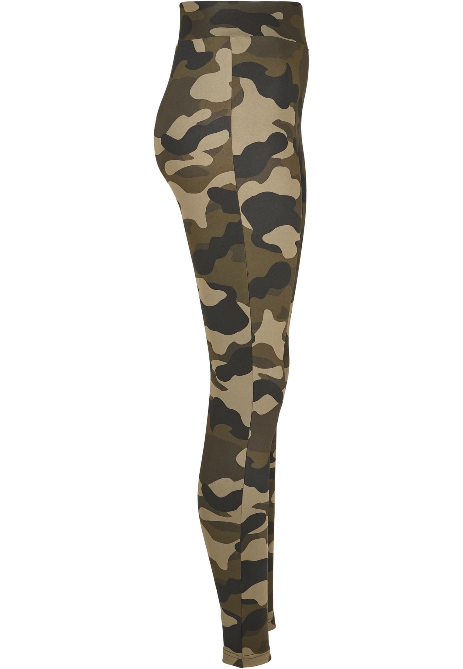 Ladies High Waist Camo Tech Leggings | wood camo