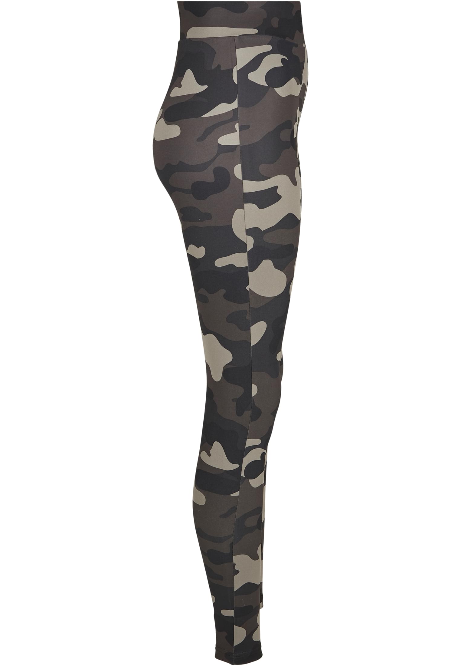 Ladies High Waist Camo Tech Leggings | dark camo