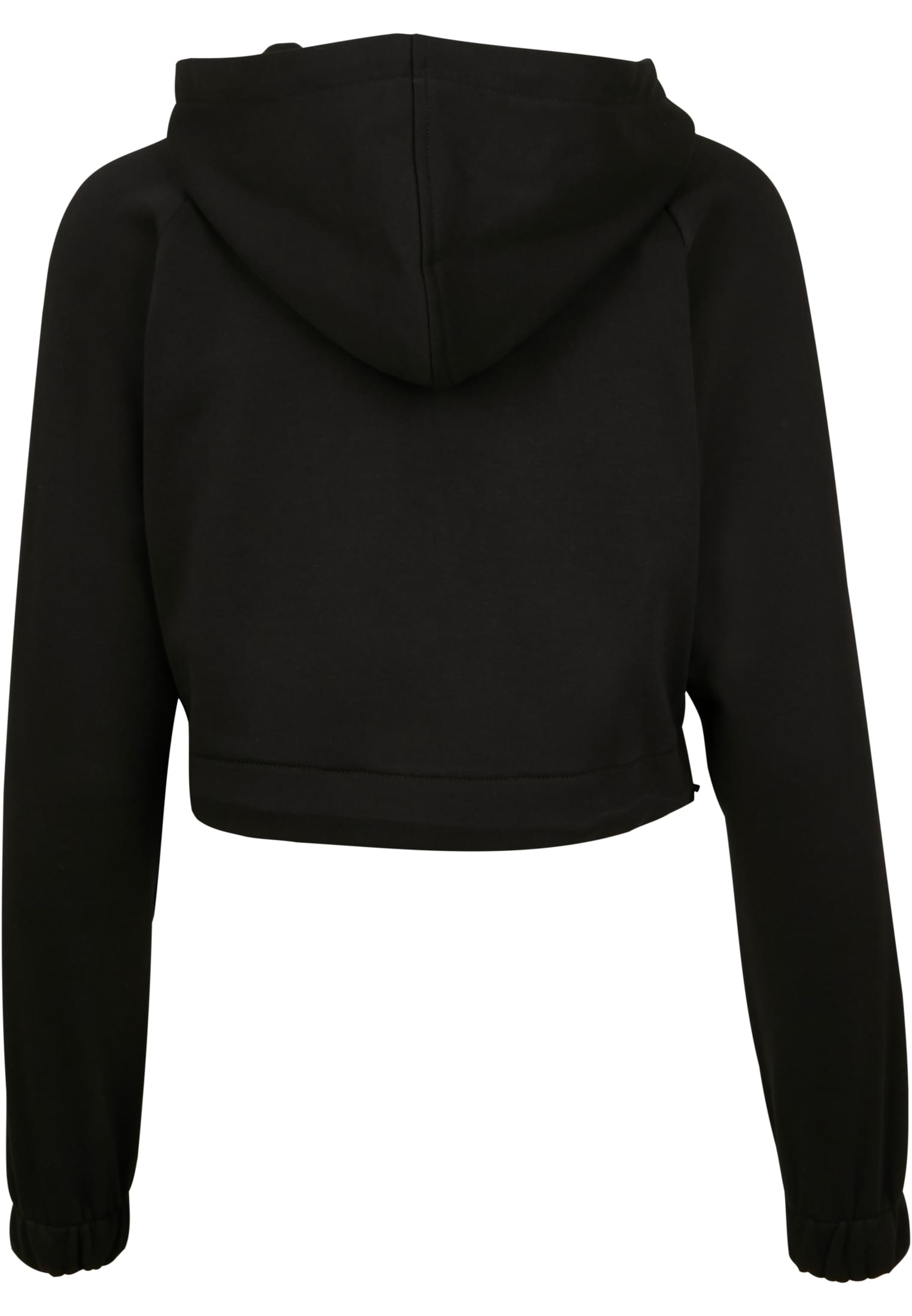 Ladies Short Worker Zip Hoody | black