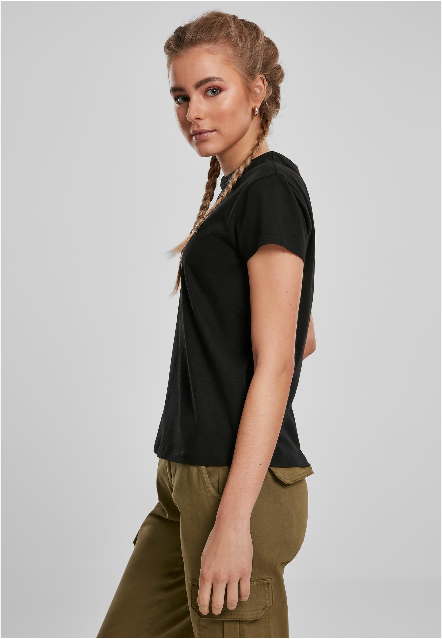 Ladies Basic Box Tee | black