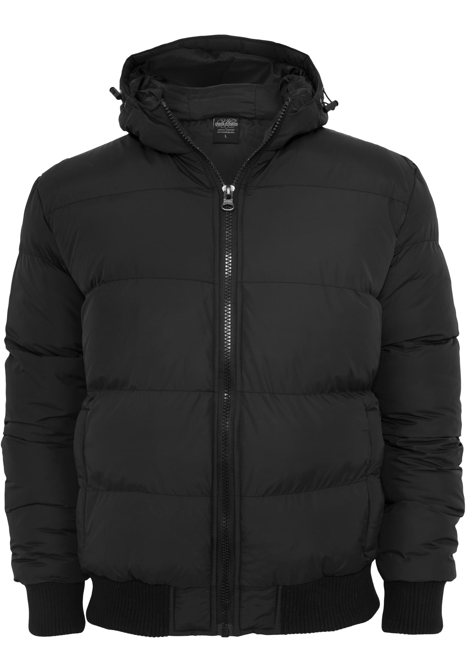 Hooded Bubble Blouson | black