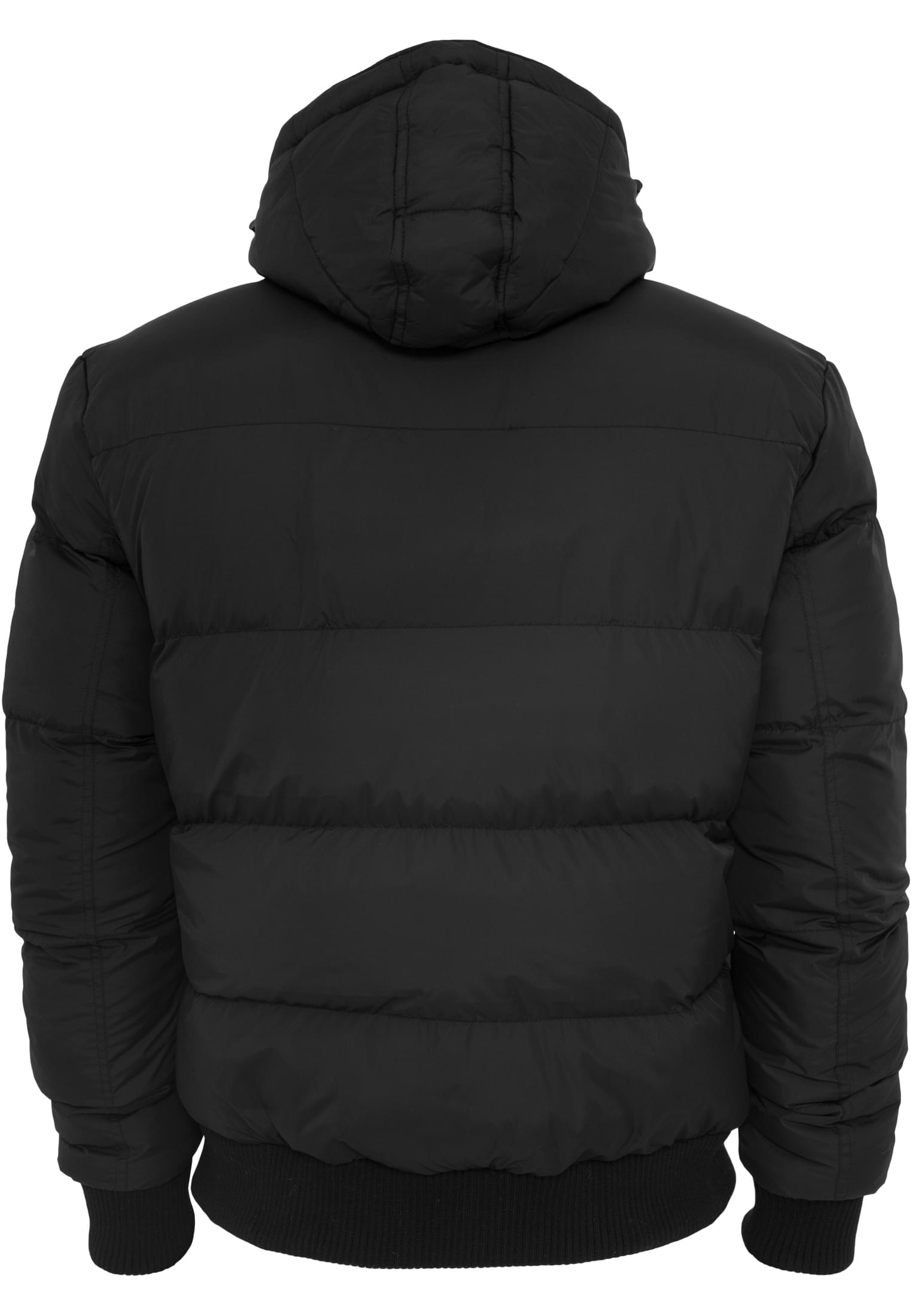 Hooded Bubble Blouson | black