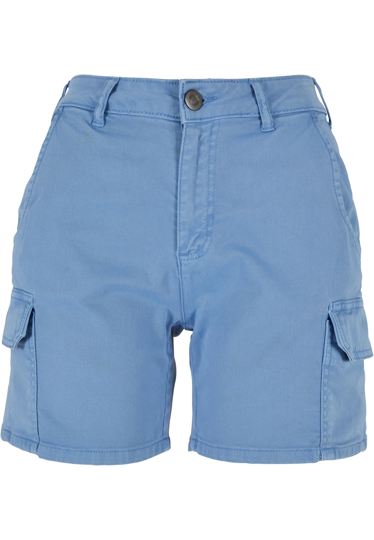 Ladies High Waist Cargo Shorts | horizonblue