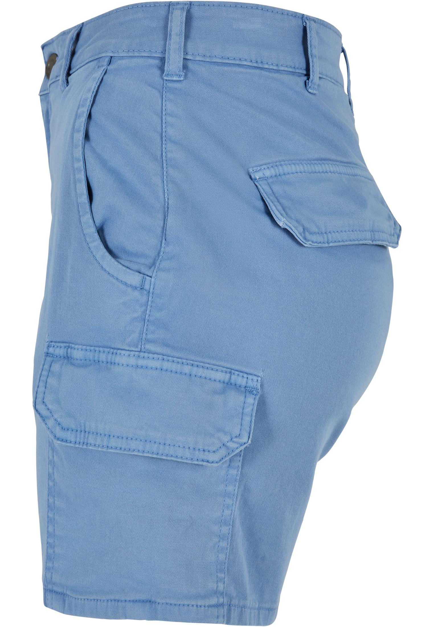 Ladies High Waist Cargo Shorts | horizonblue