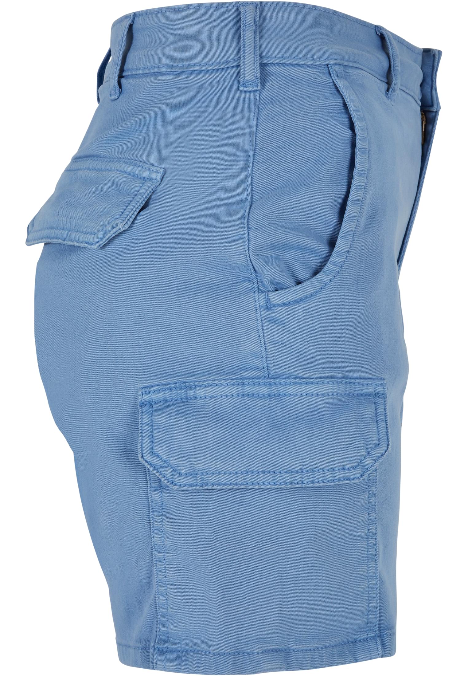 Ladies High Waist Cargo Shorts | horizonblue