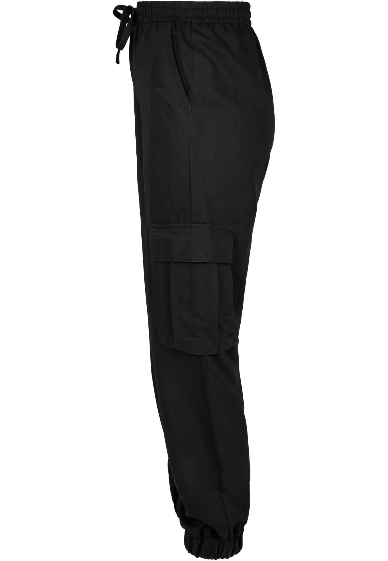 Ladies Viscose Twill Cargo Pants | black