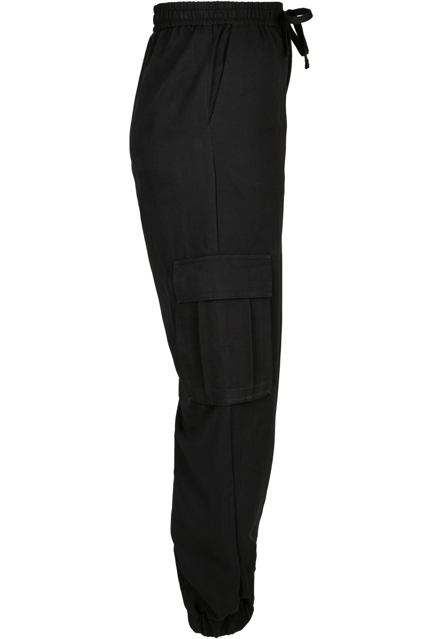 Ladies Viscose Twill Cargo Pants | black