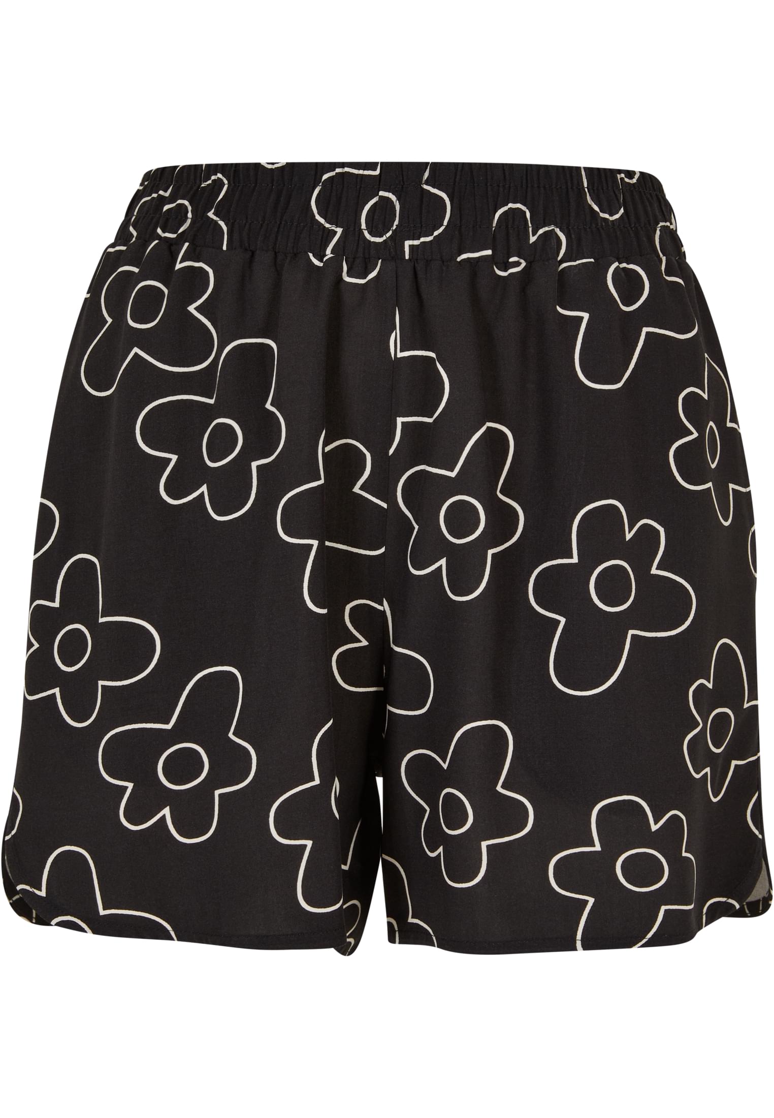 Ladies AOP Viscose Resort Shorts | blackflower