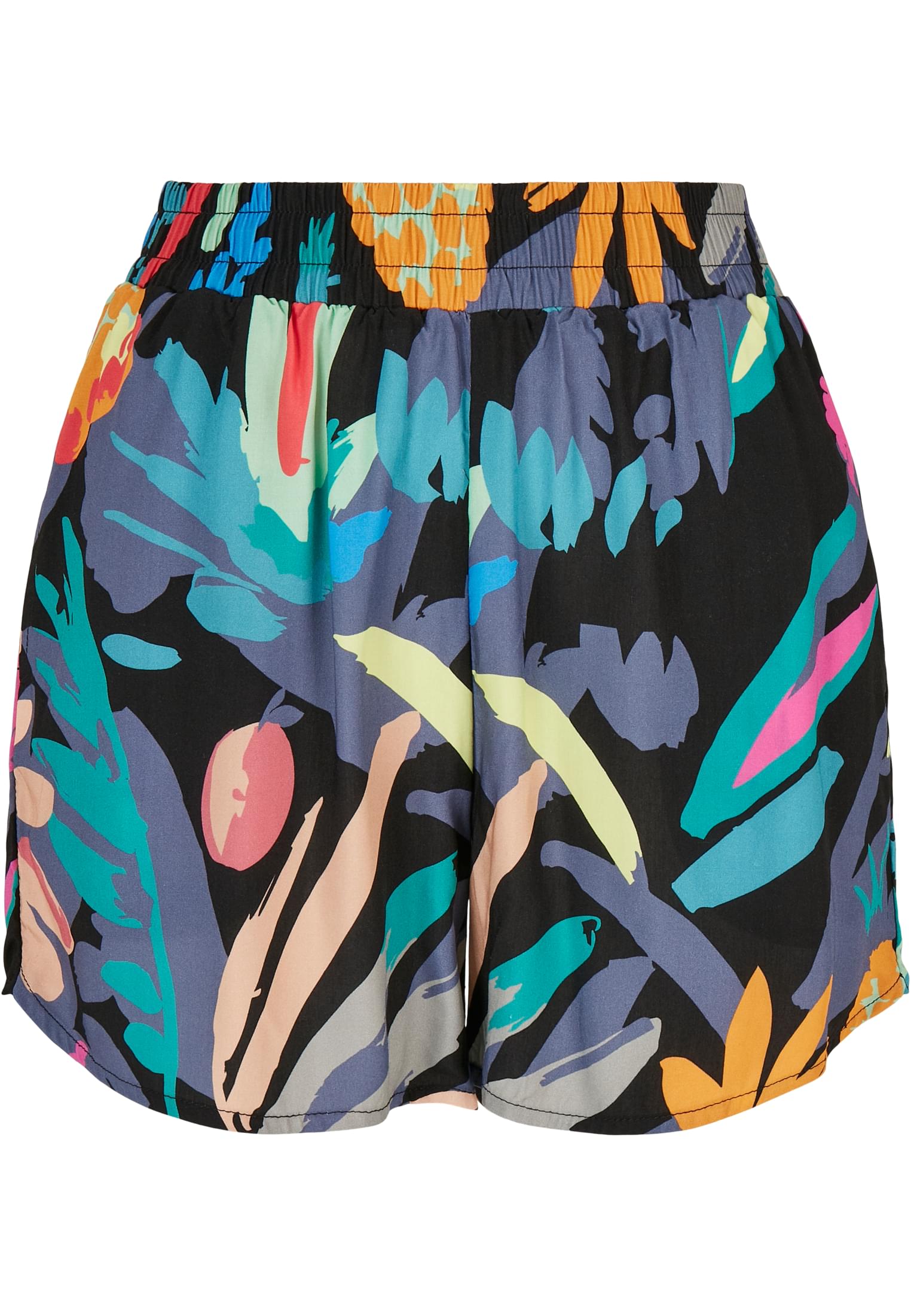 Ladies AOP Viscose Resort Shorts | blackfruity