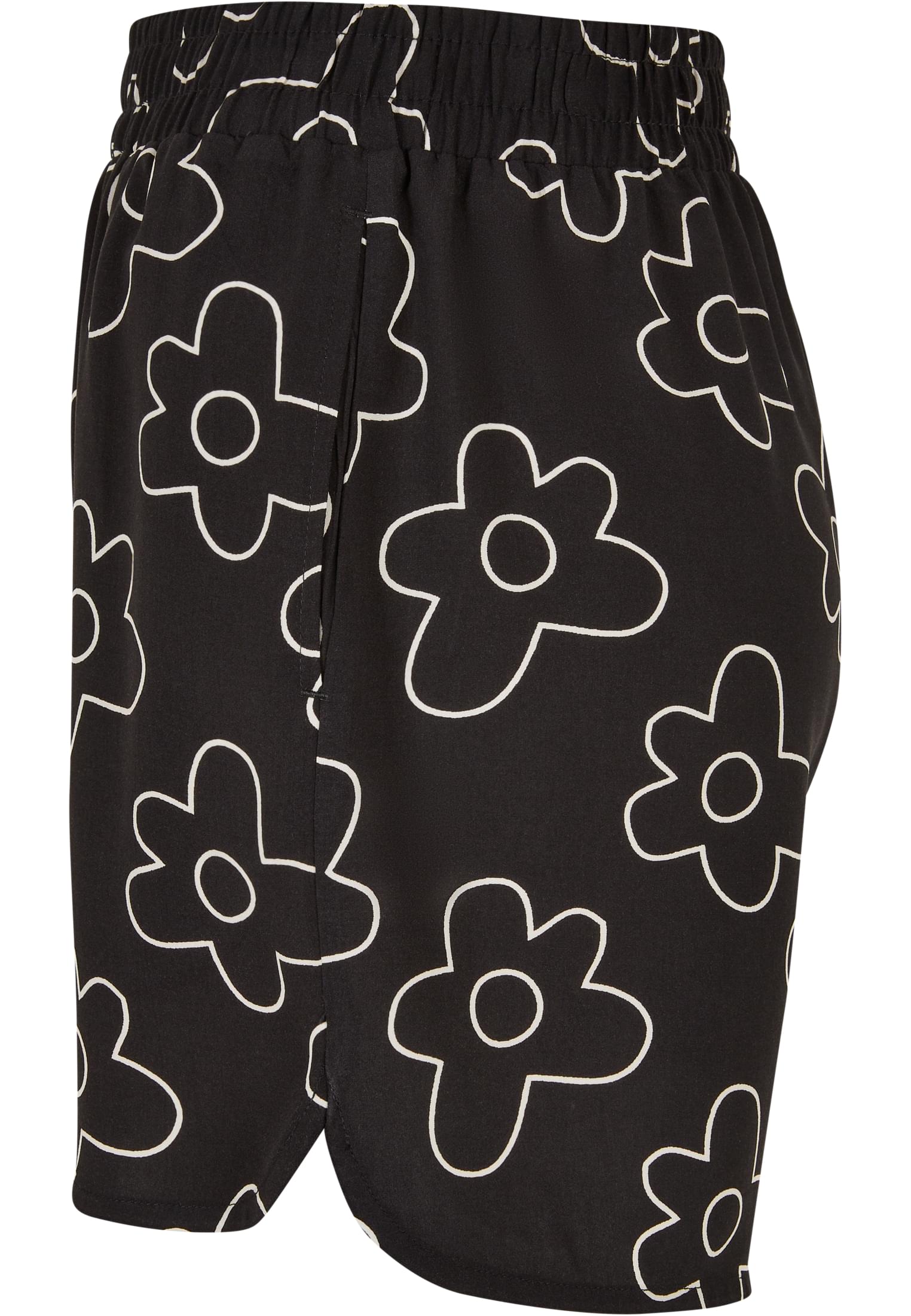 Ladies AOP Viscose Resort Shorts | blackflower