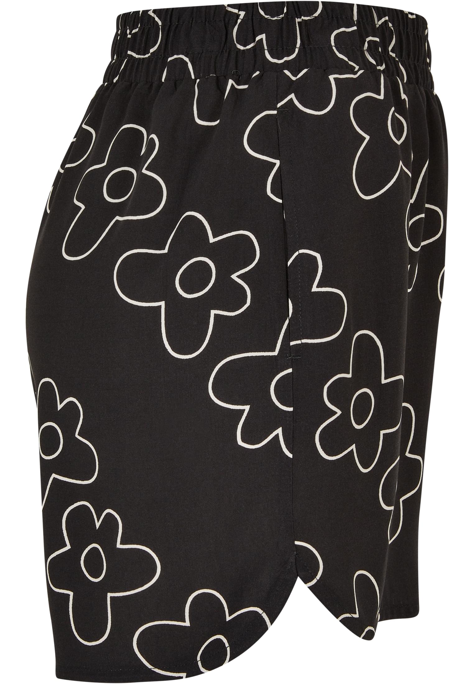 Ladies AOP Viscose Resort Shorts | blackflower