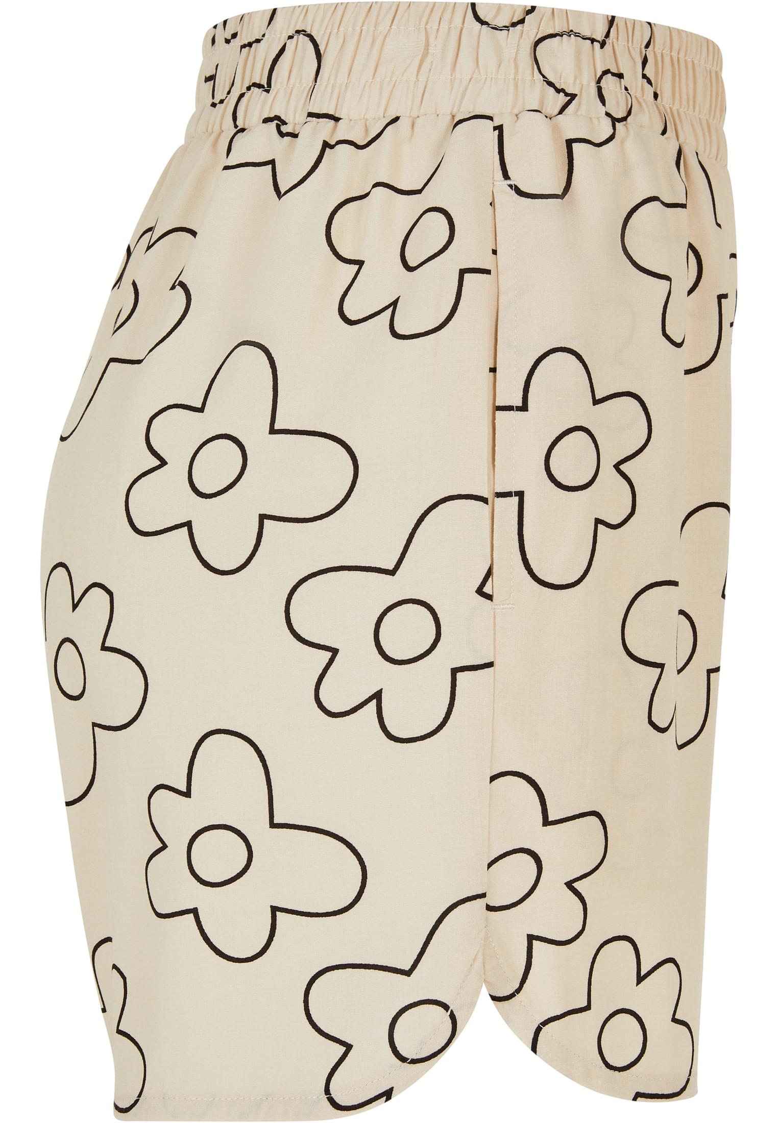 Ladies AOP Viscose Resort Shorts | softseagrassflower