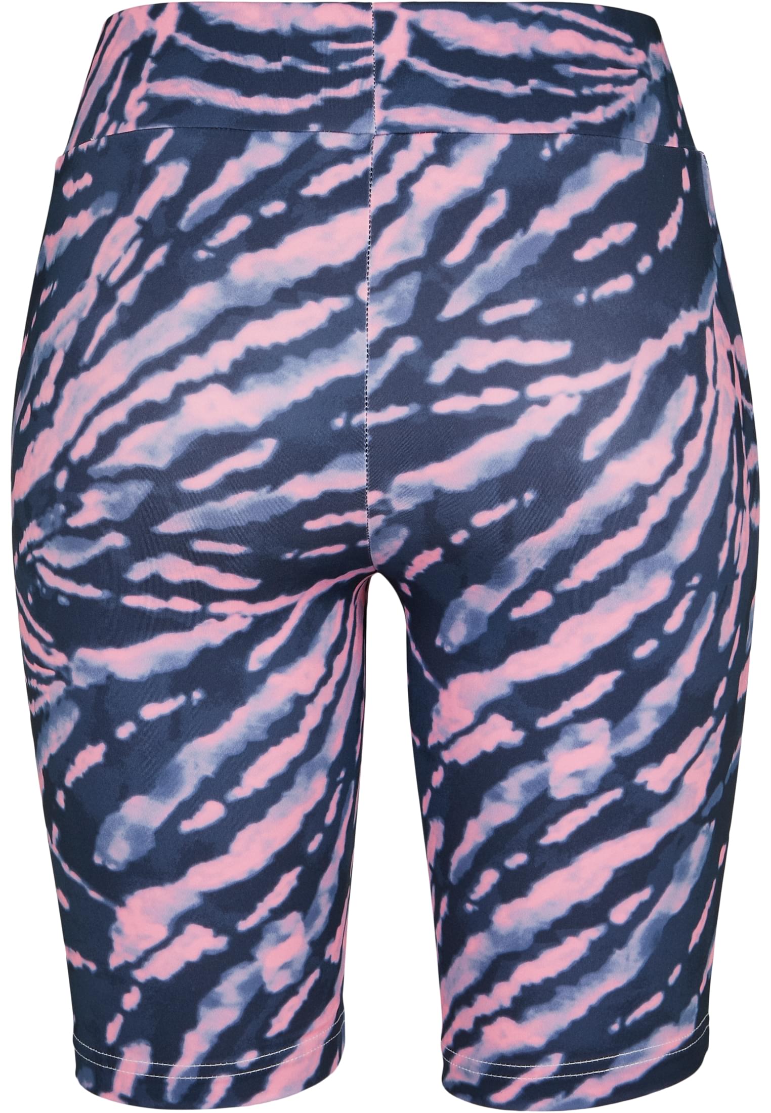 Ladies Tie Dye Cycling Shorts | darkshadow/pink