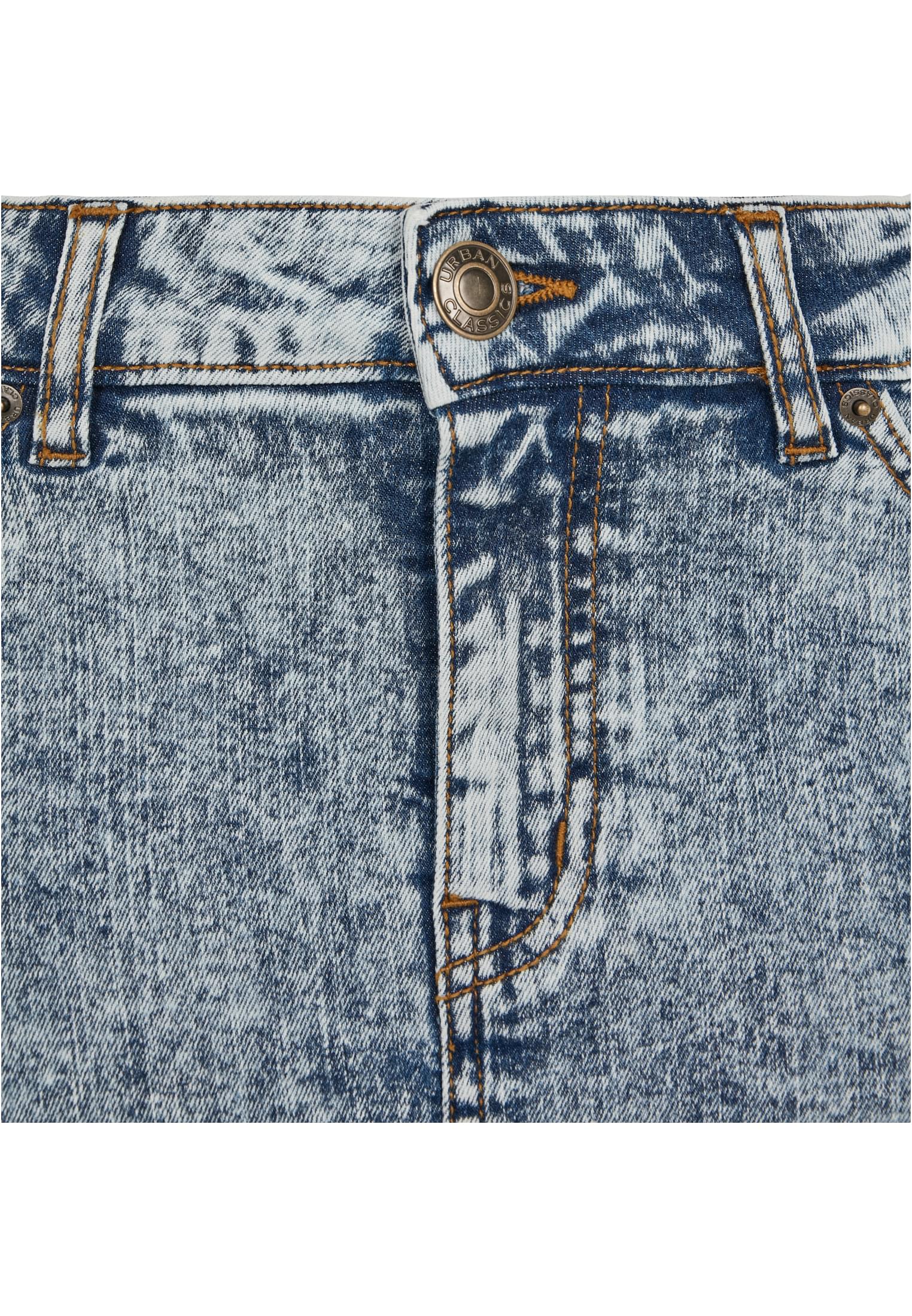 Ladies Denim Skirt | light skyblue acid washed