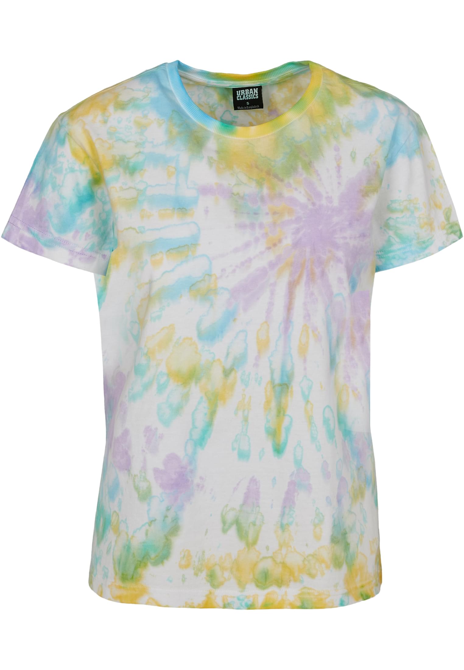 Ladies Tie Dye Boyfriend Tee | pastel