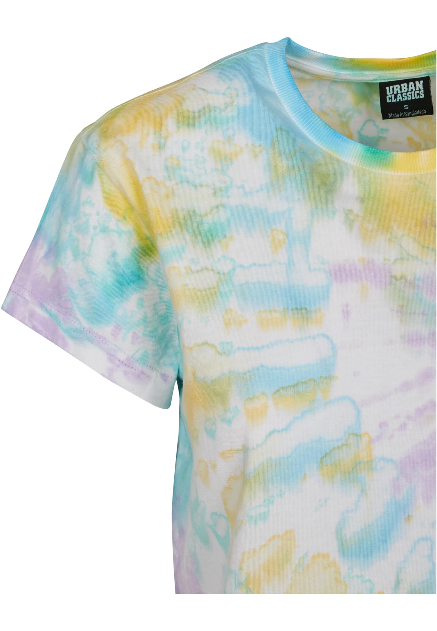 Ladies Tie Dye Boyfriend Tee | pastel