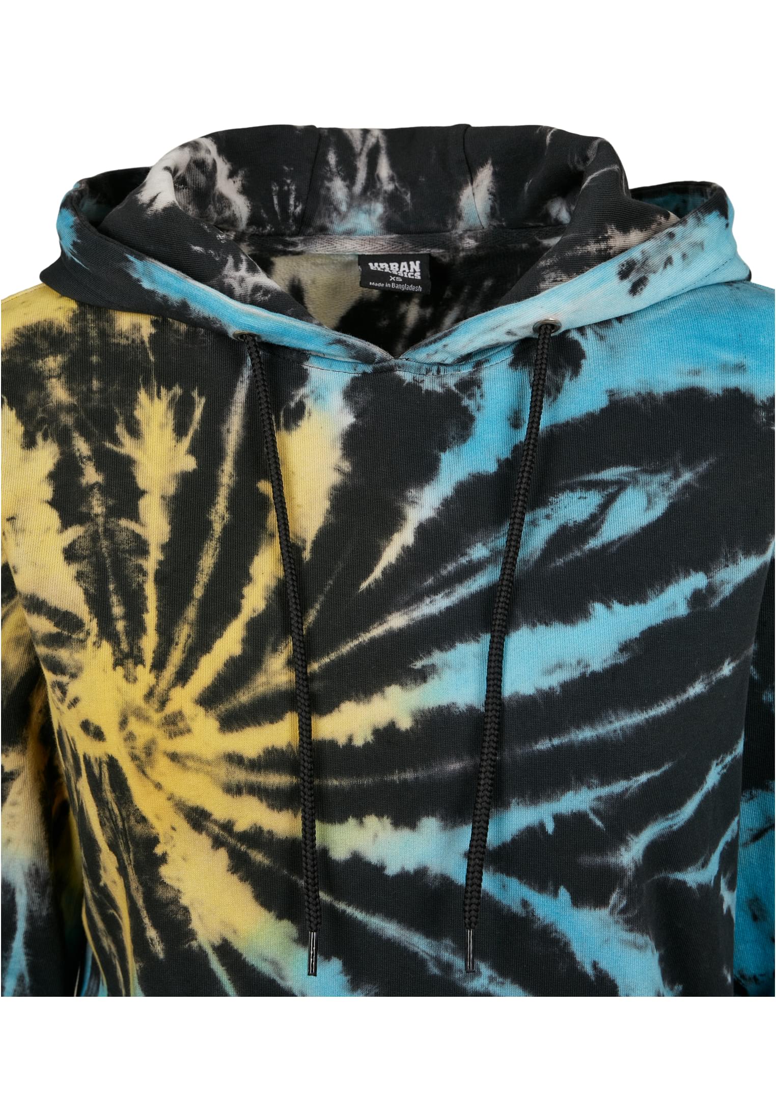 Ladies Tie Dye Hoody | black