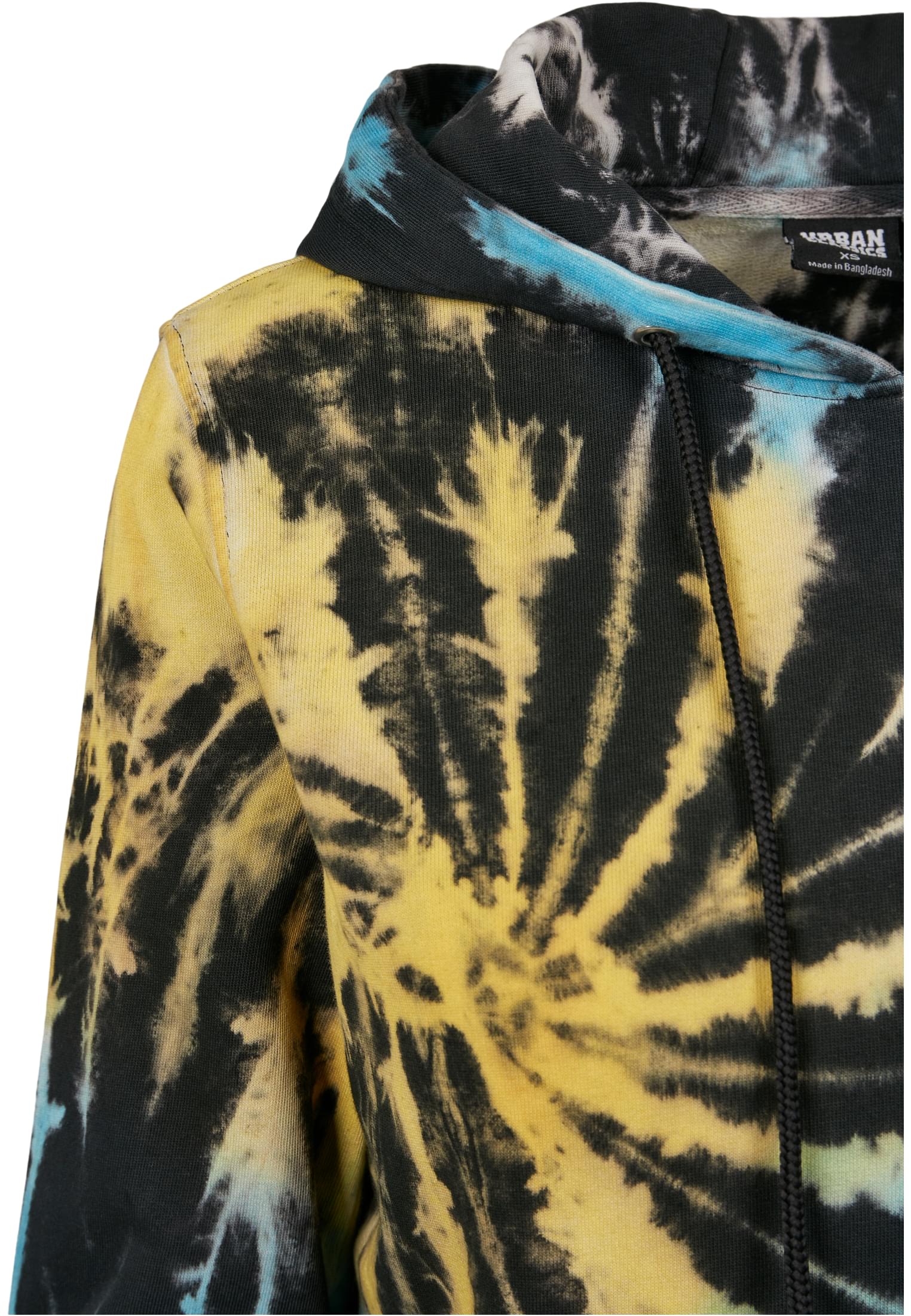 Ladies Tie Dye Hoody | black