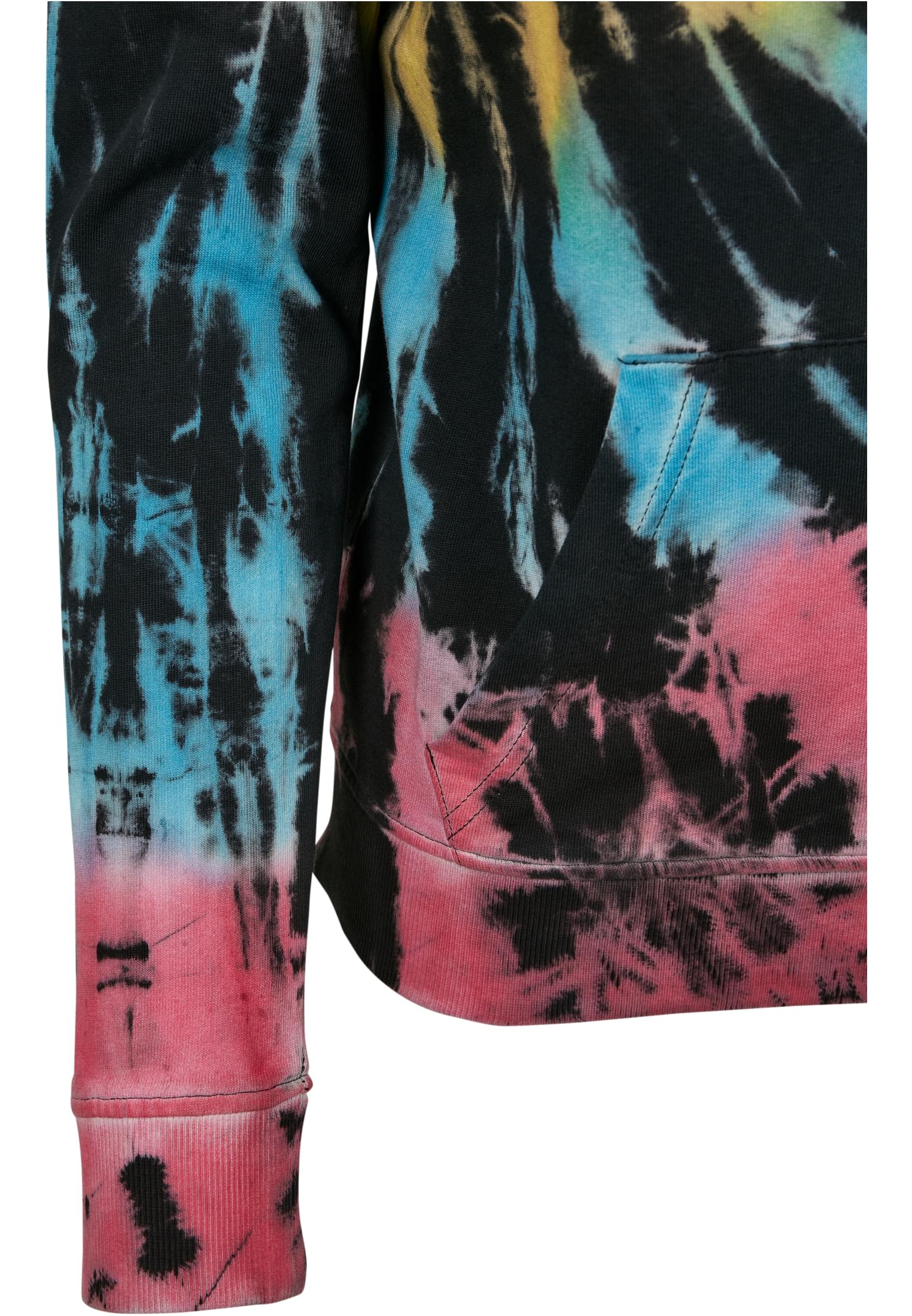 Ladies Tie Dye Hoody | black