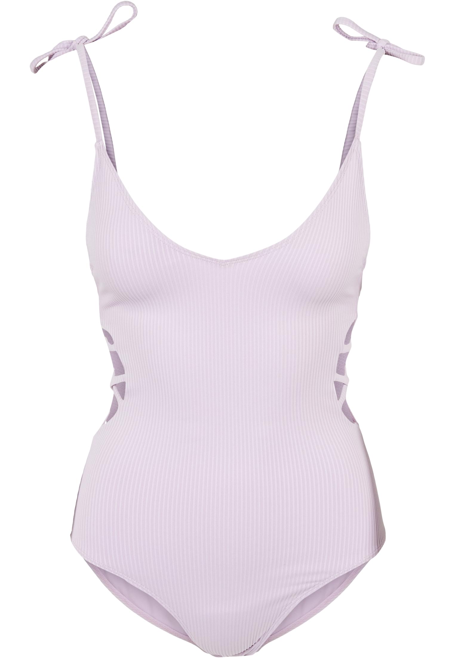 Ladies Rib Swimsuit | lilac