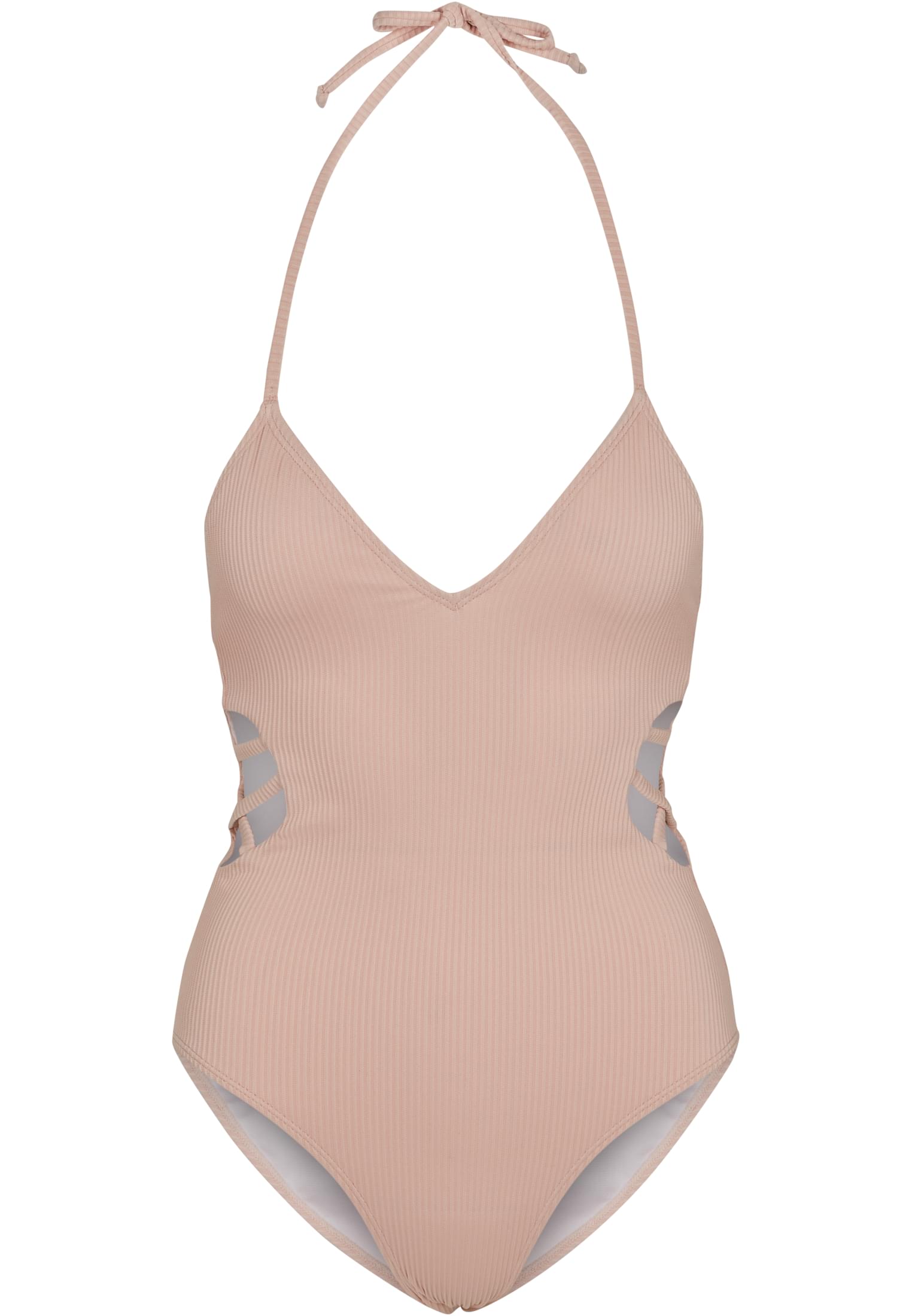 Ladies Rib Swimsuit | rose