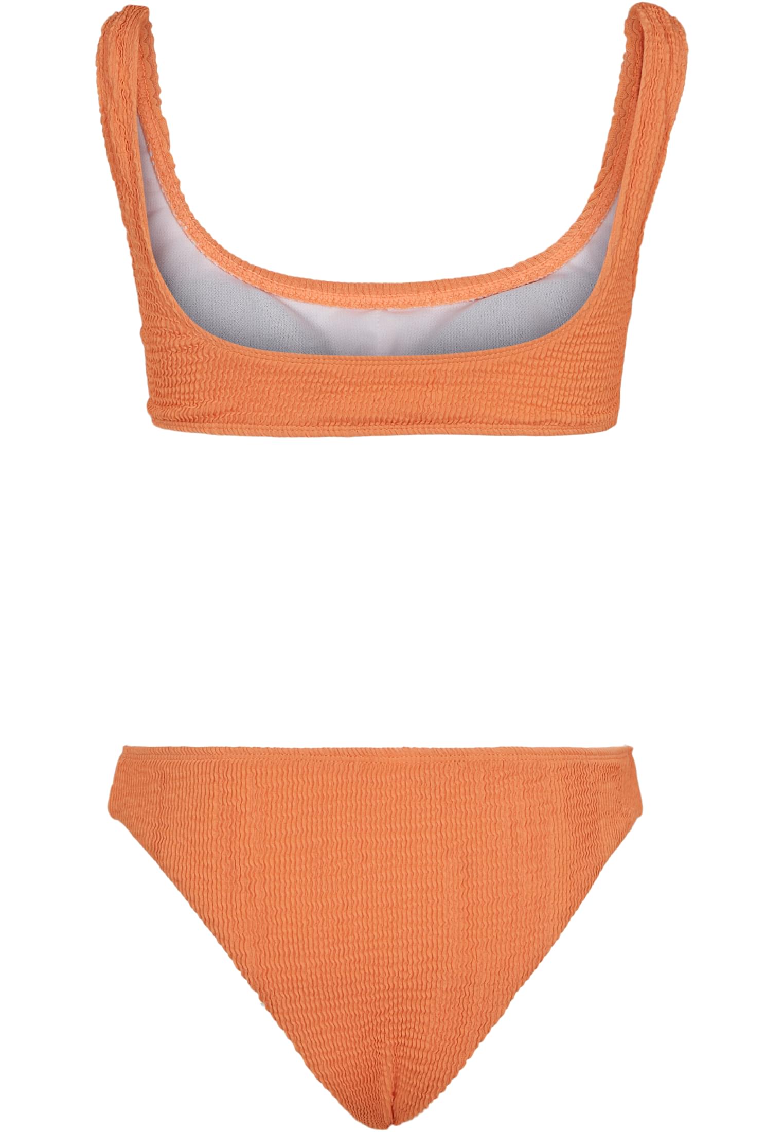 Ladies Tanktop Crinkle Bikini | papaya