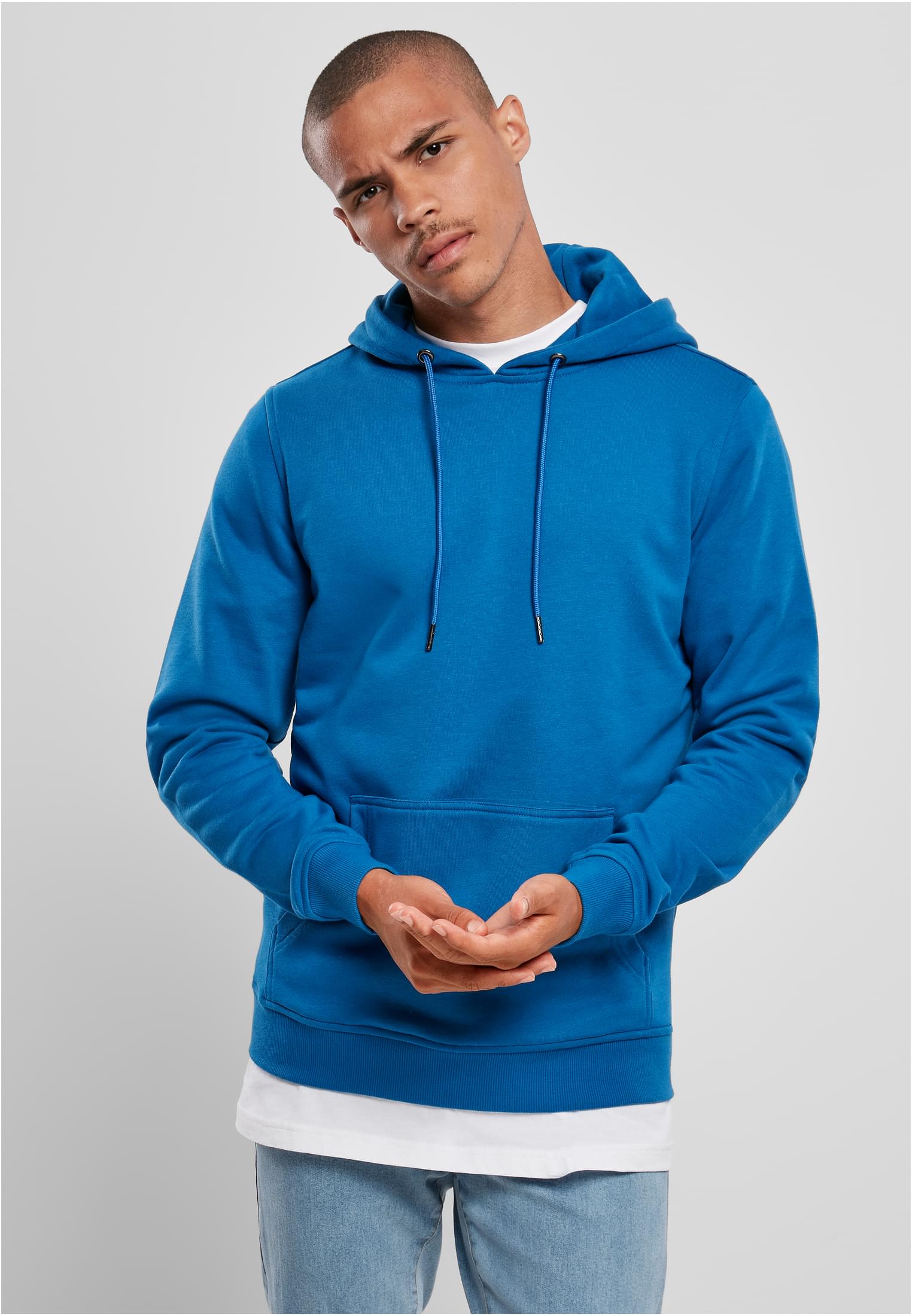 Basic Terry Hoody | sporty blue