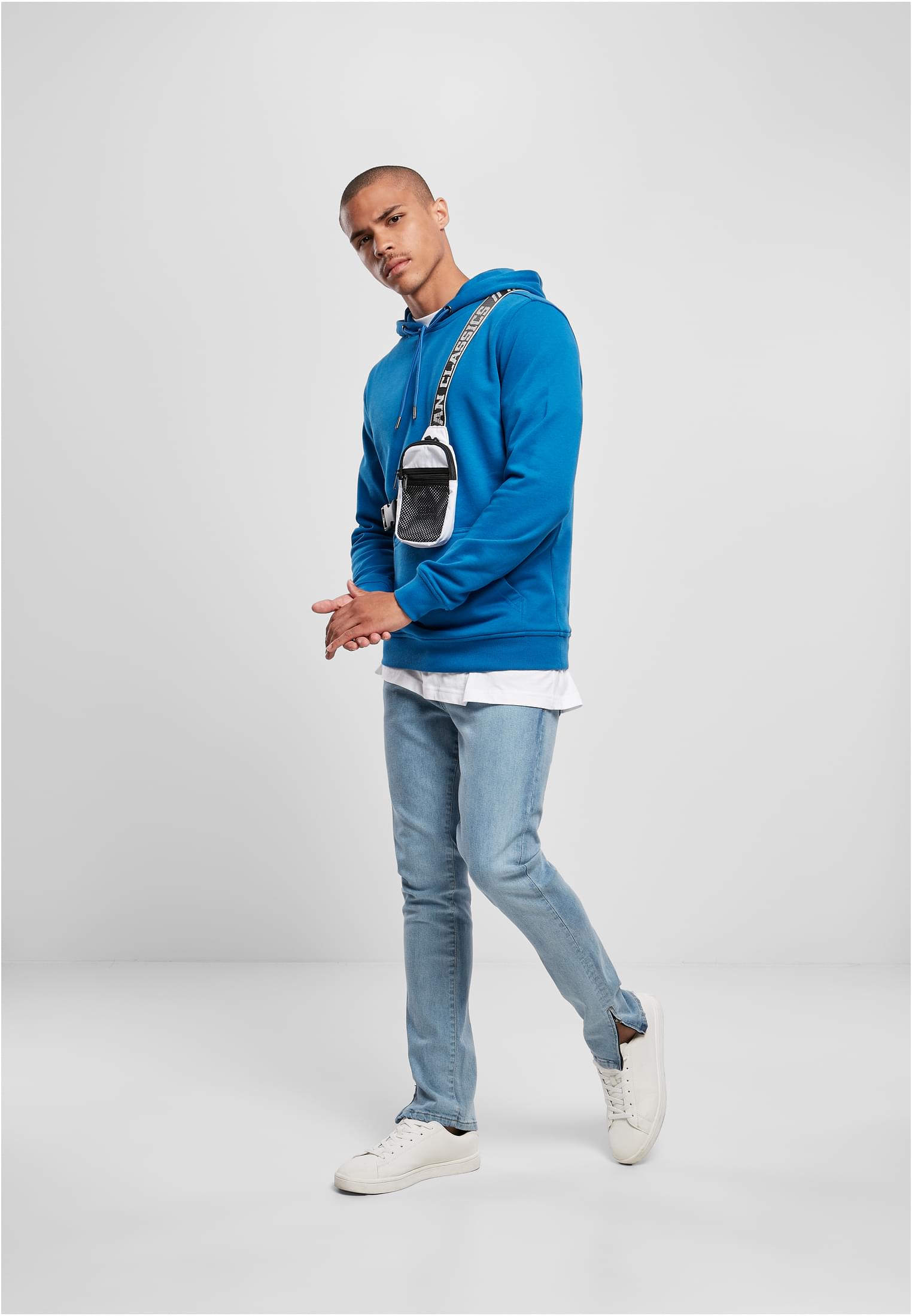 Basic Terry Hoody | sporty blue