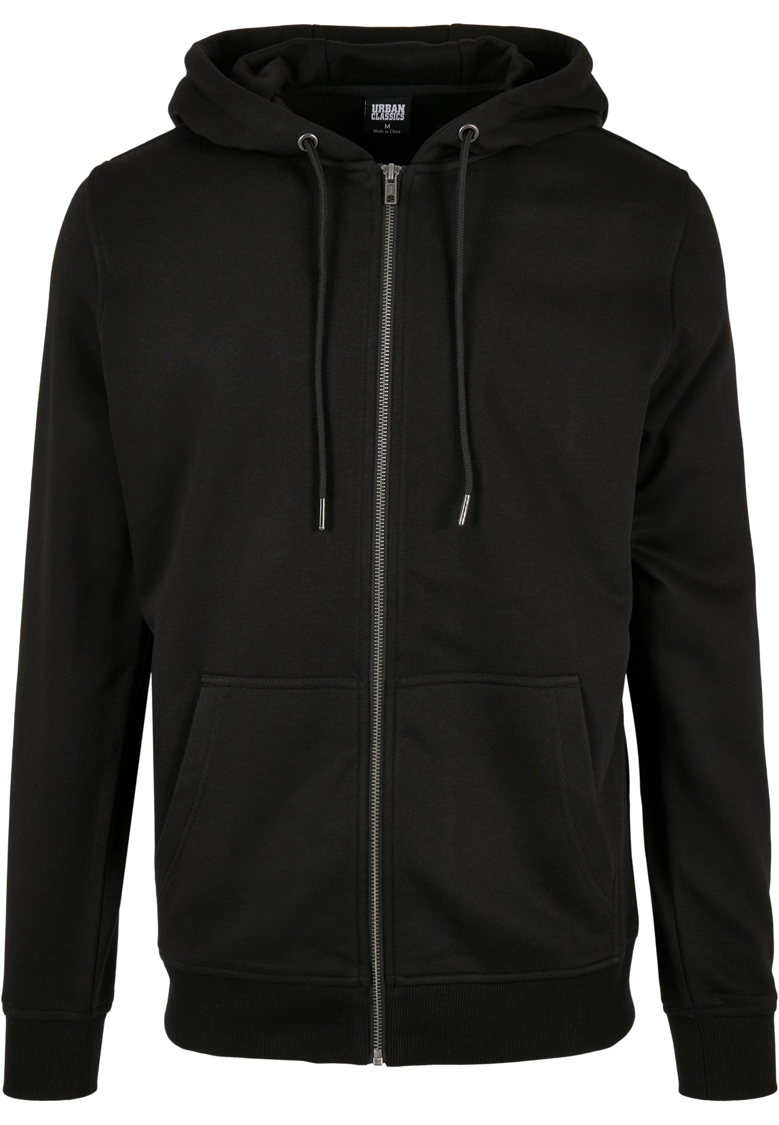 Basic Terry Zip Hoody | black