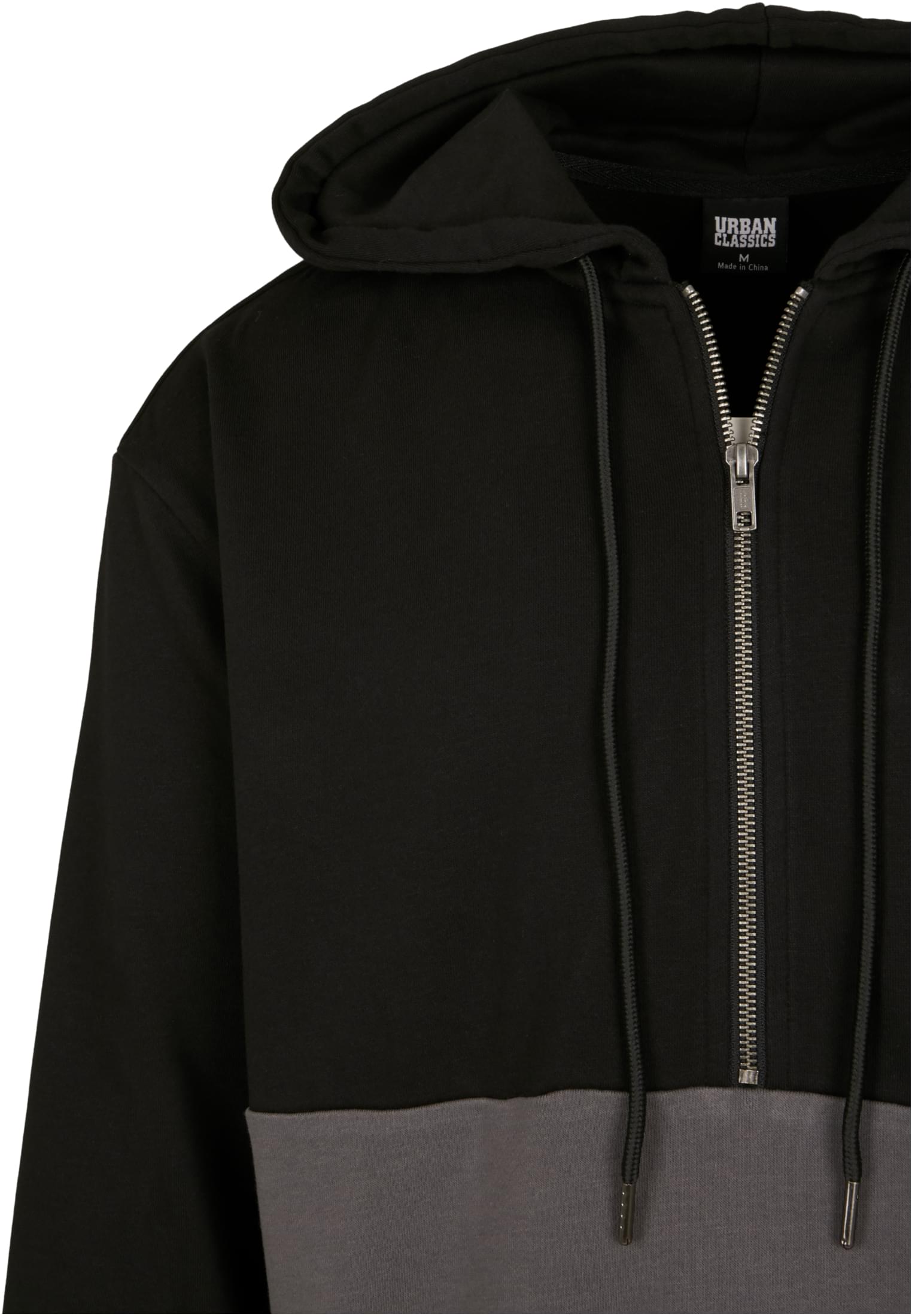 Relaxed Half Zip Hoodie | black/darkshadow