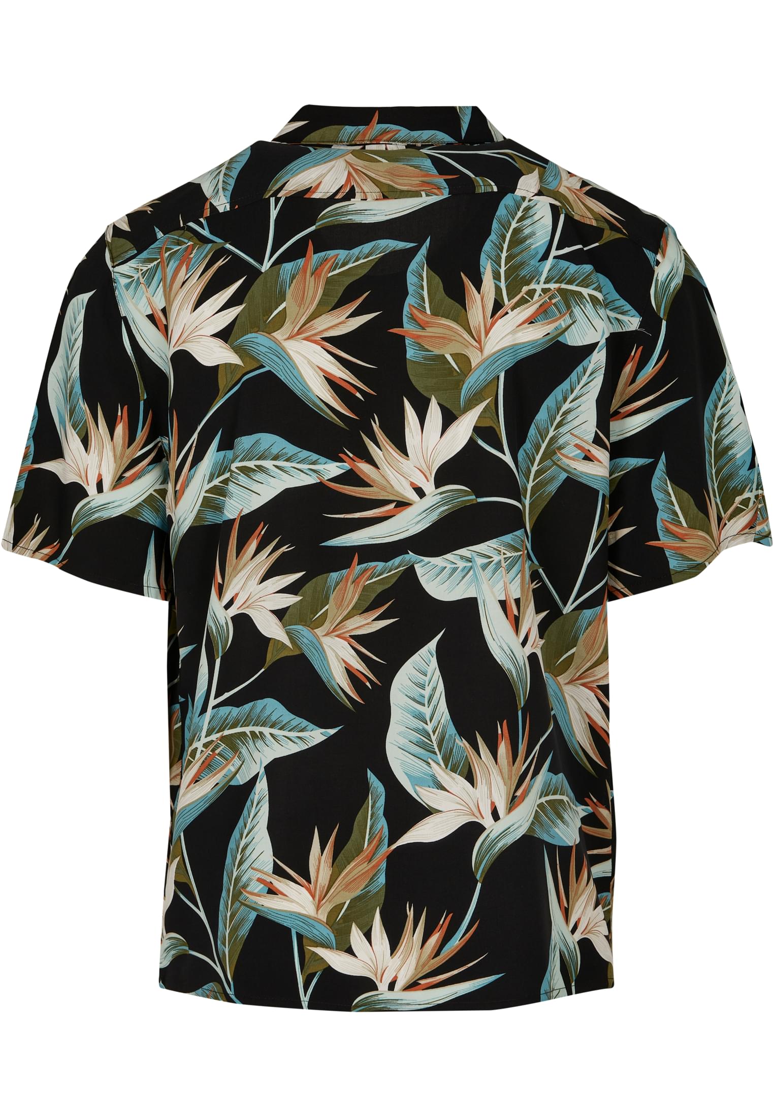 Blossoms Resort Shirt | black/blossom