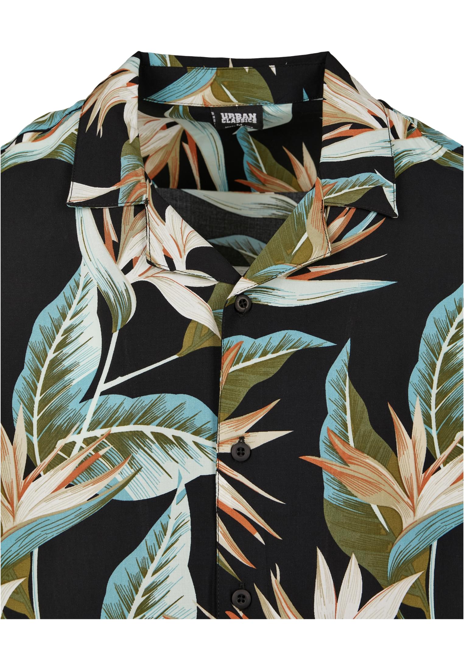 Blossoms Resort Shirt | black/blossom