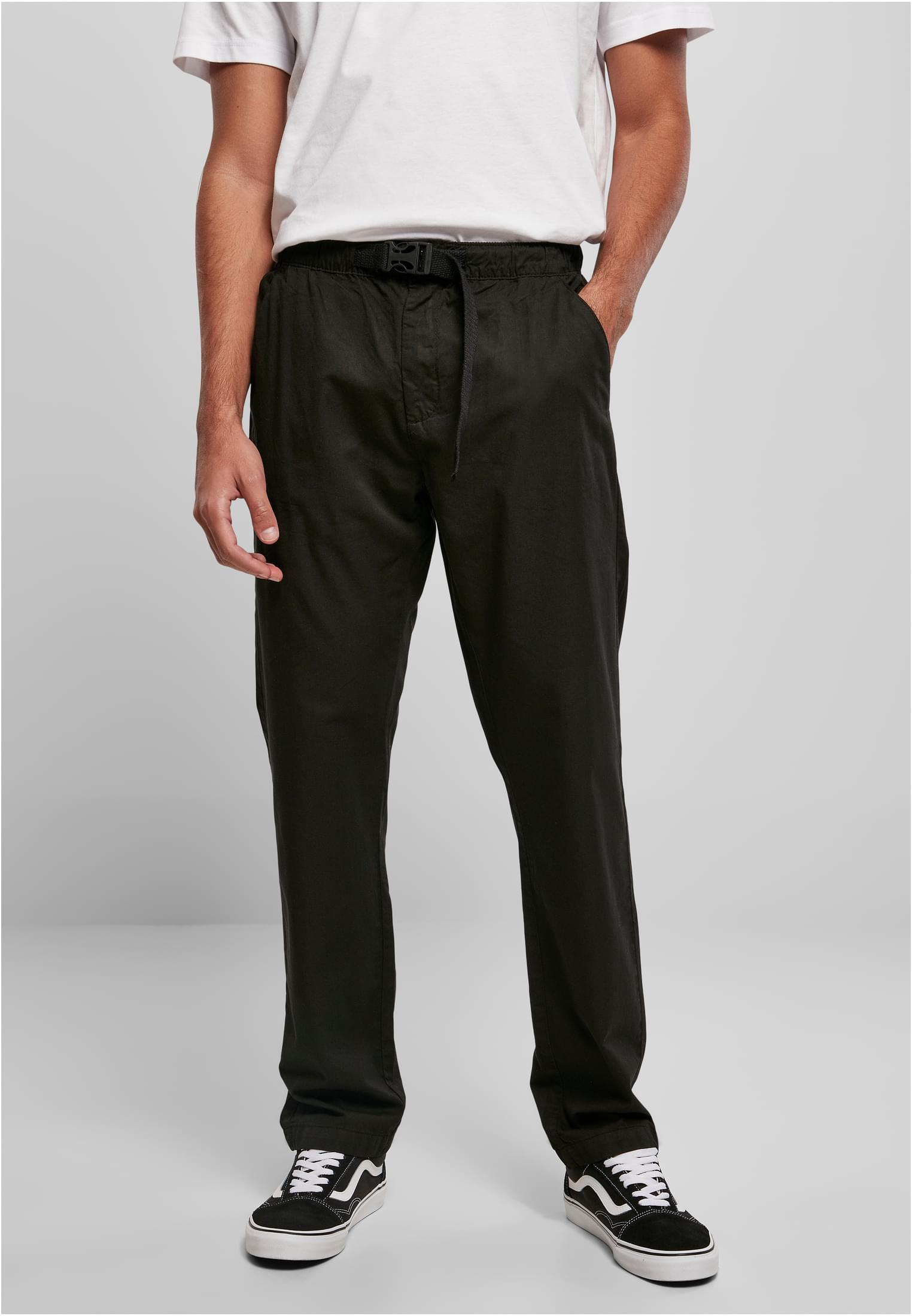 Straight Leg Chino with Belt | black