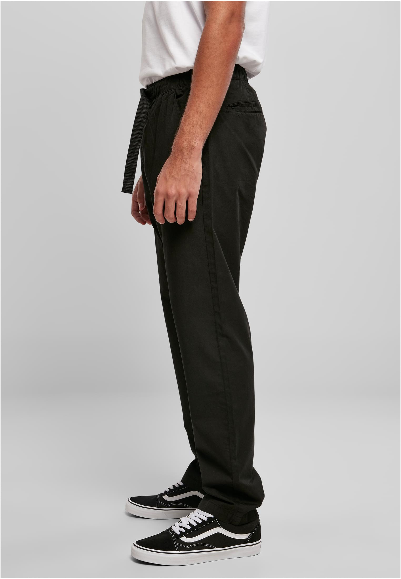 Straight Leg Chino with Belt | black