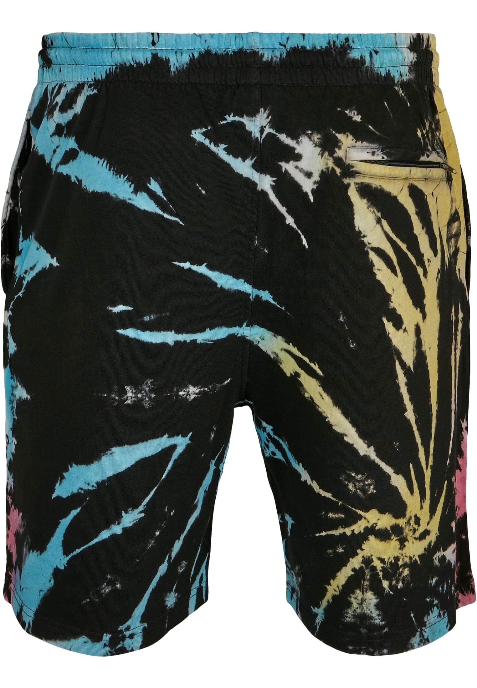 Tie Dye Sweat Shorts | black