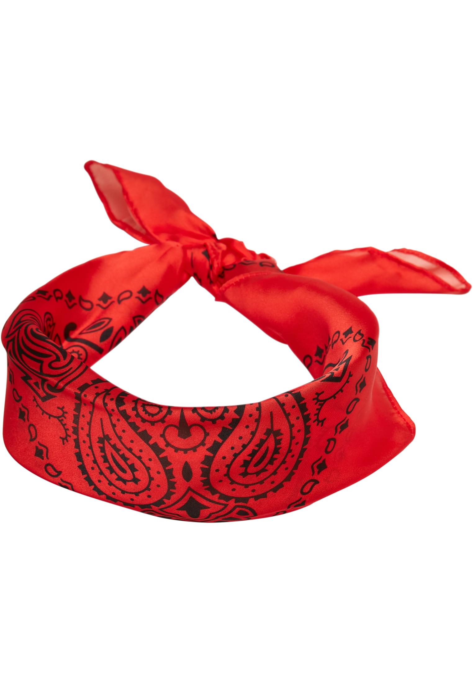 Satin Bandana 2-Pack | black/red