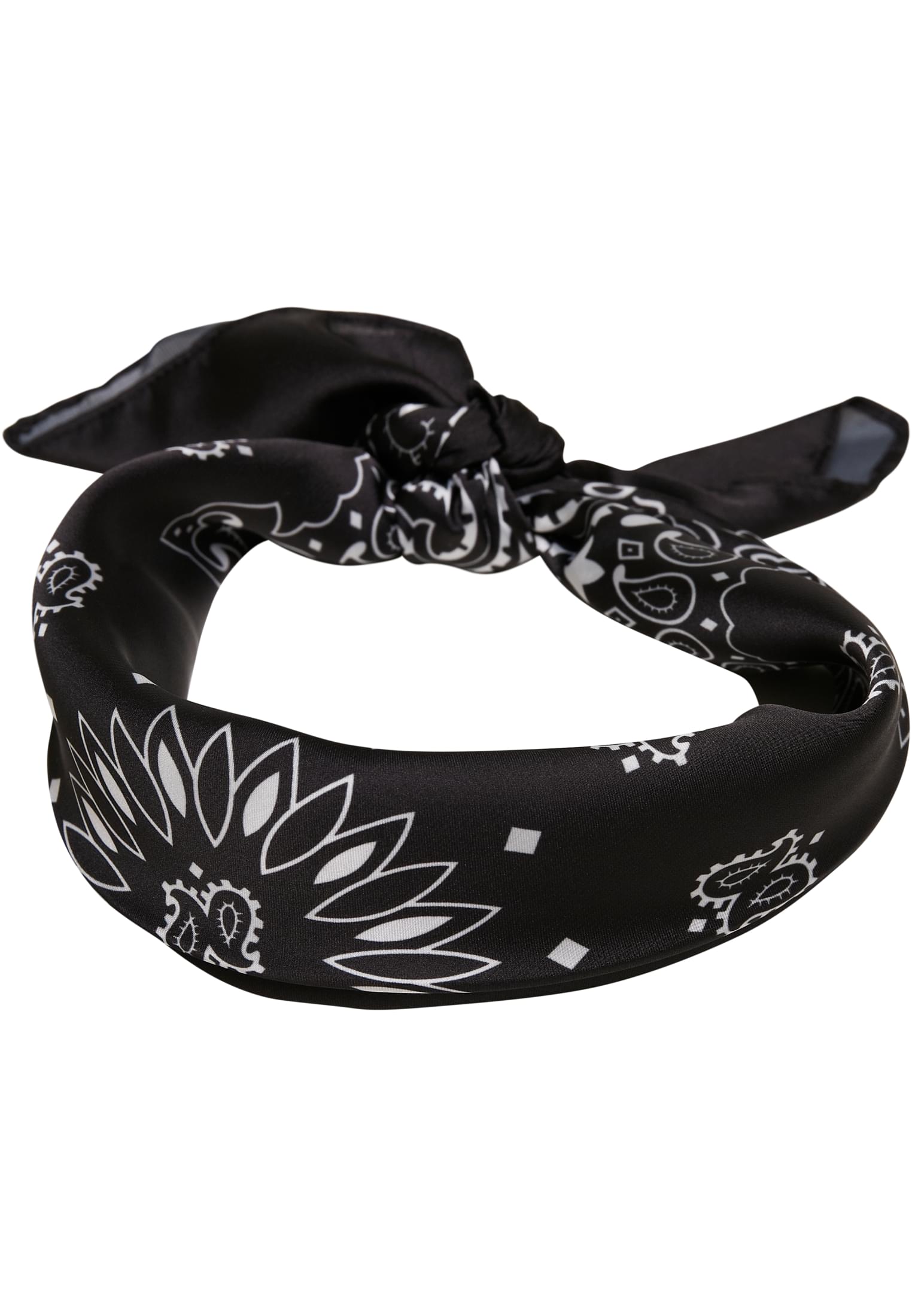 Satin Bandana 2-Pack | black/white