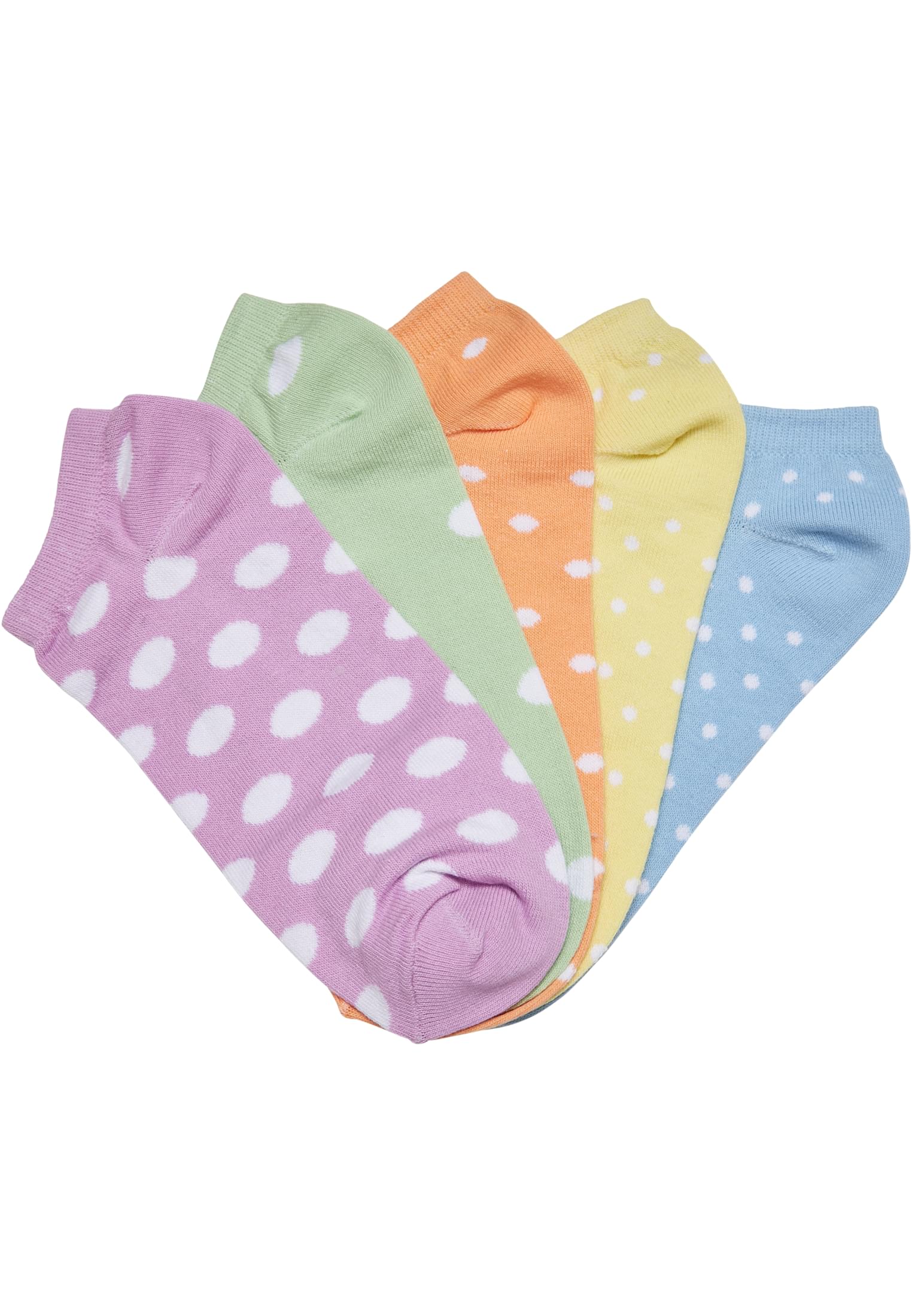 No Show Socks Dots 5-Pack | summercolor