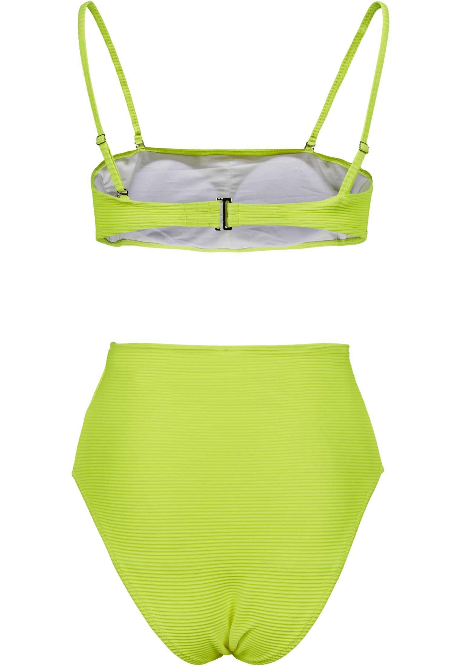 Ladies High Waist Bandeau Bikini | electriclime