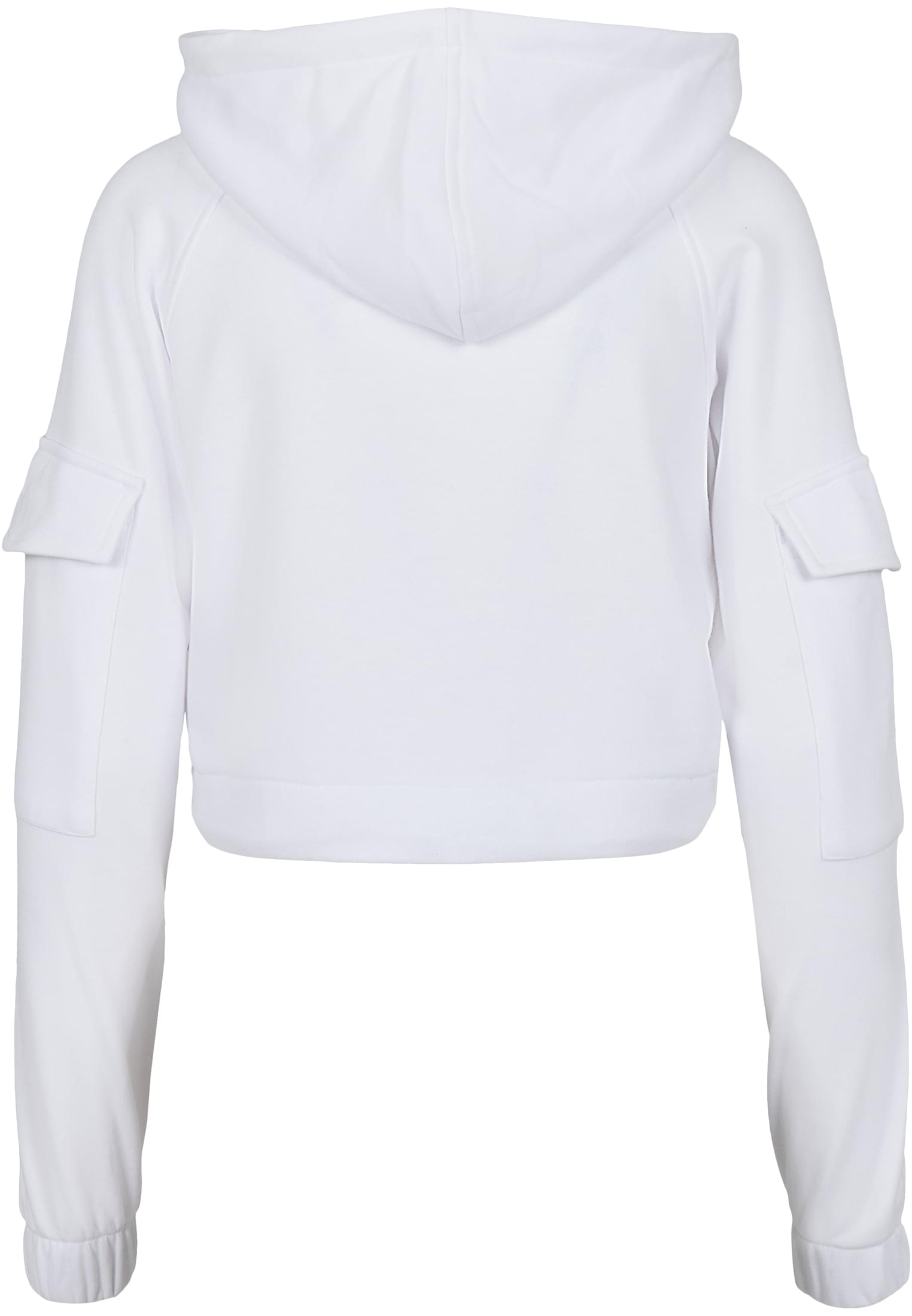 Ladies Short Worker Hoody | white