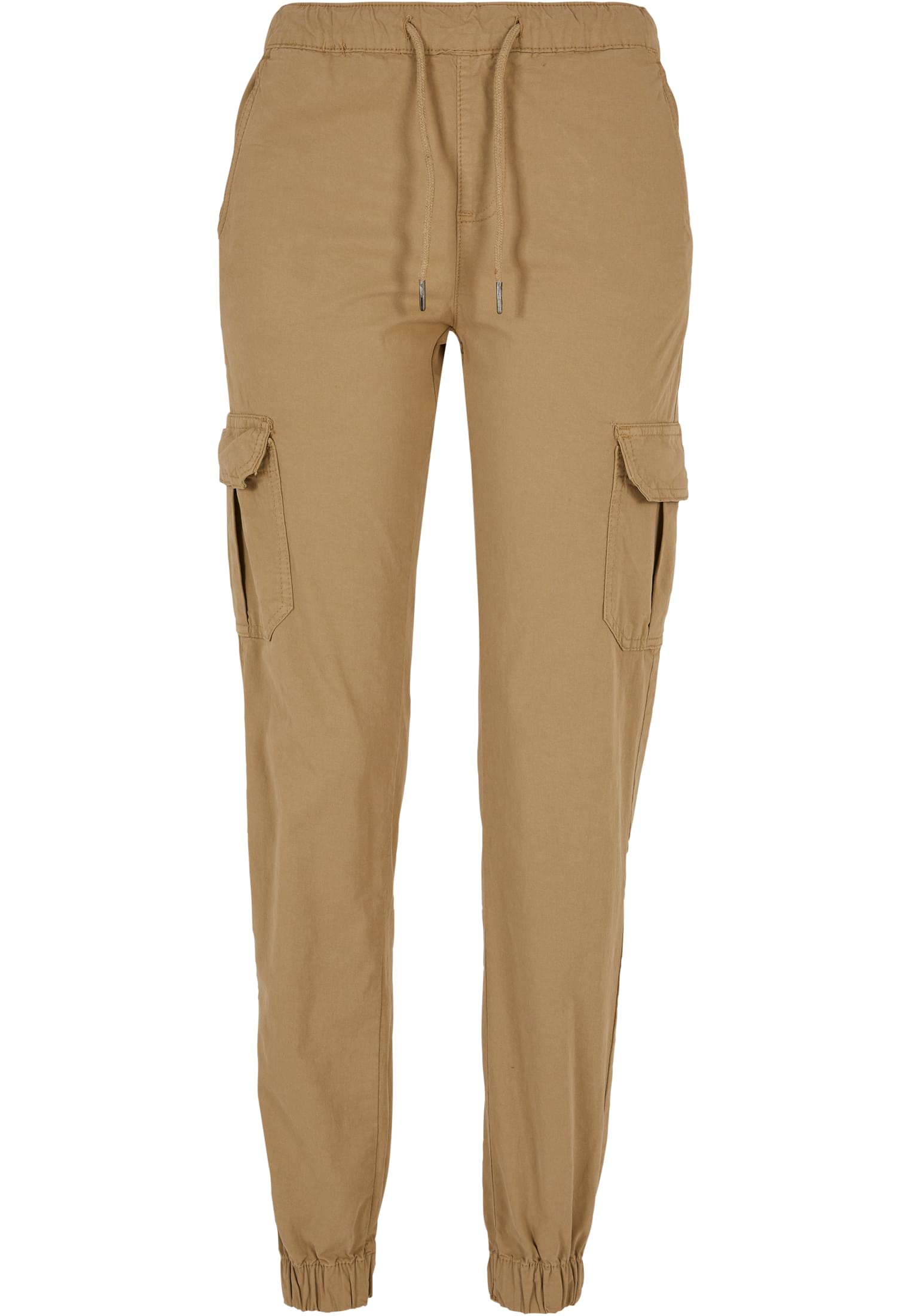 Ladies High Waist Cargo Jogging Pants | unionbeige