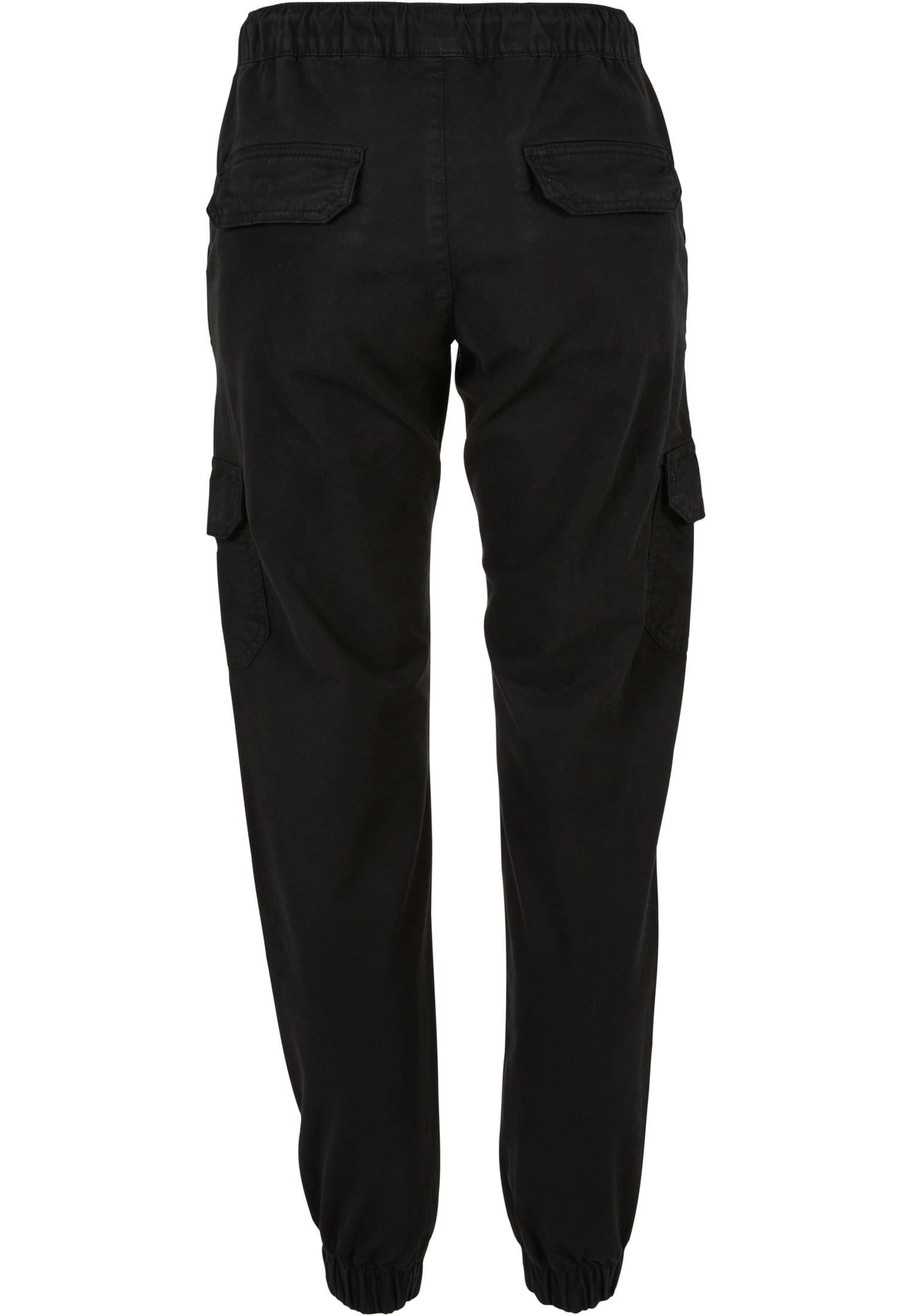 Ladies High Waist Cargo Jogging Pants | black