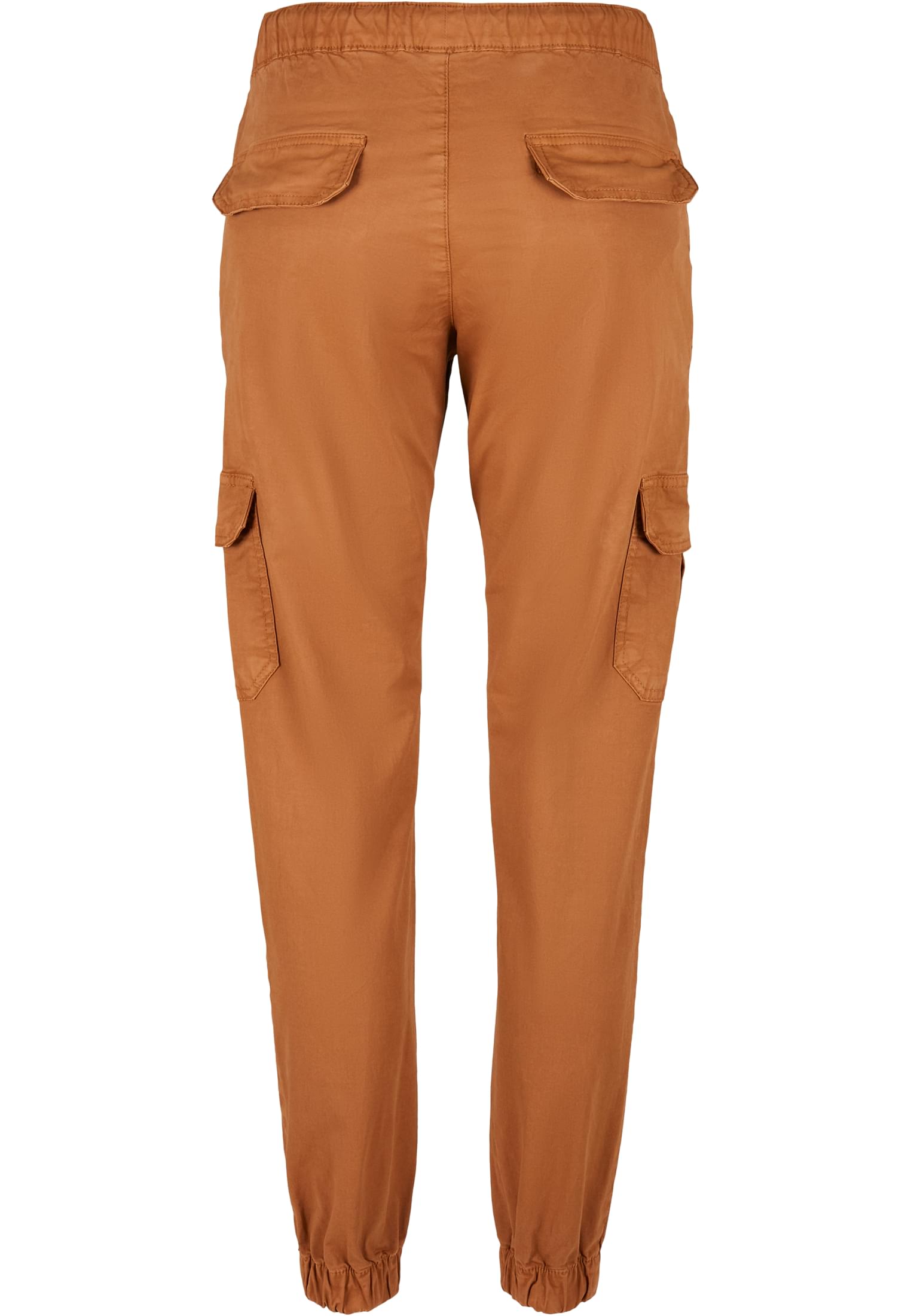 Ladies High Waist Cargo Jogging Pants | toffee