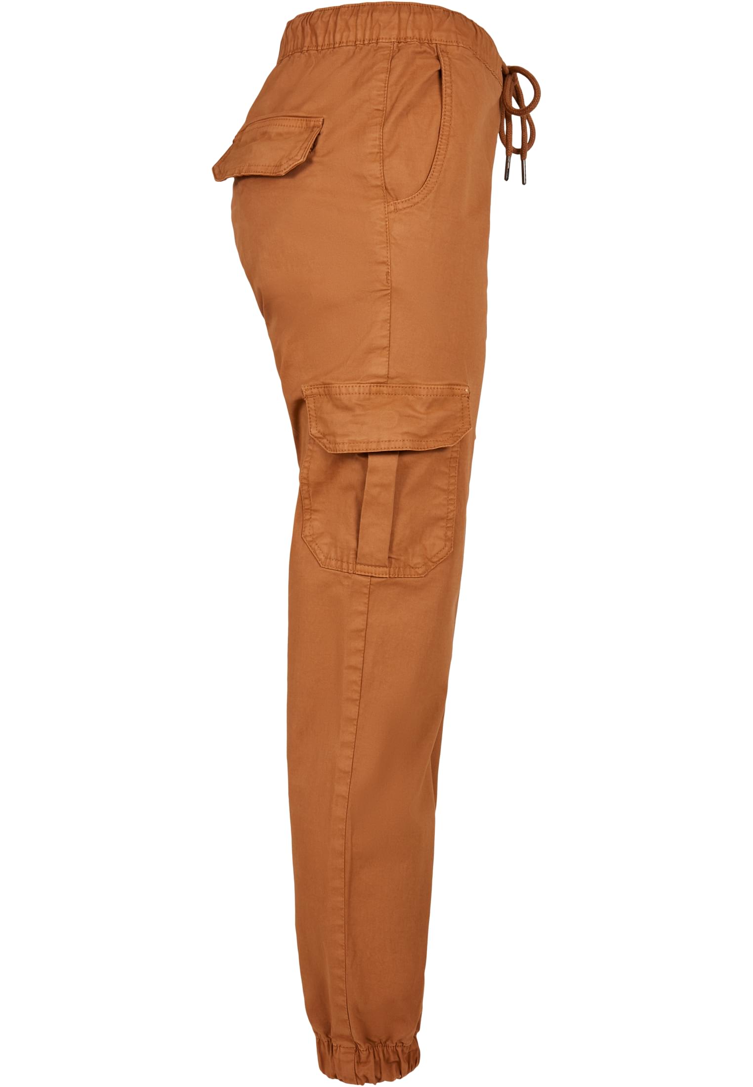 Ladies High Waist Cargo Jogging Pants | toffee