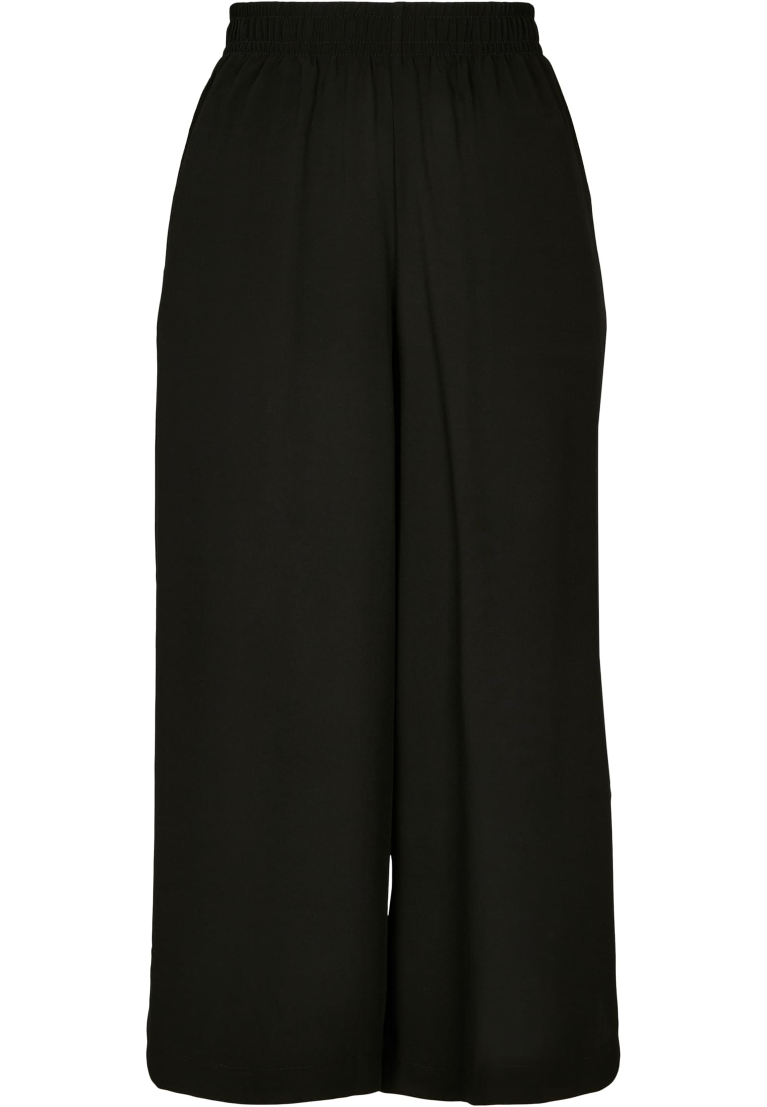 Ladies Wide Viscose Culotte | black