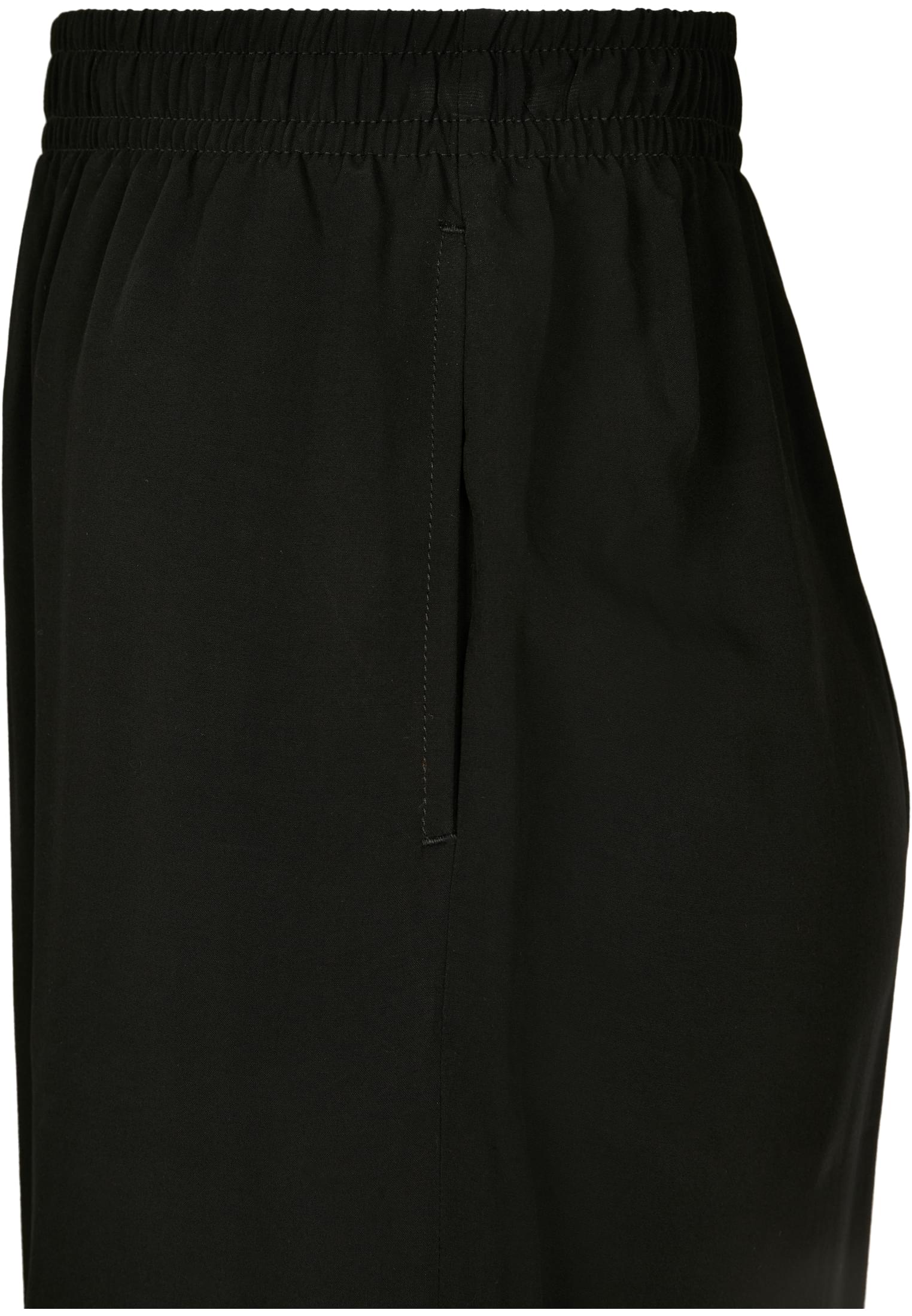 Ladies Wide Viscose Culotte | black