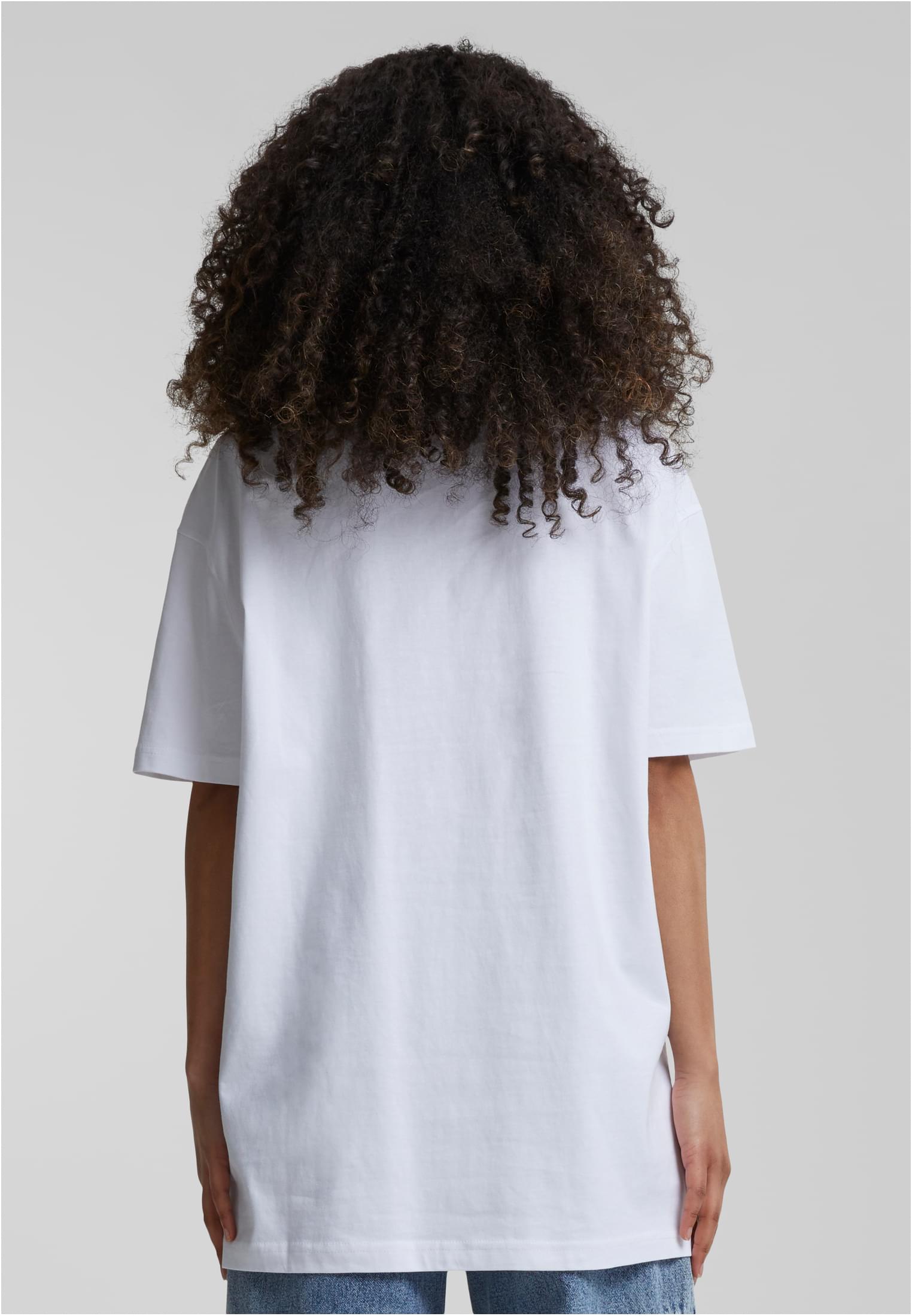 Ladies Oversized Boyfriend Tee | white