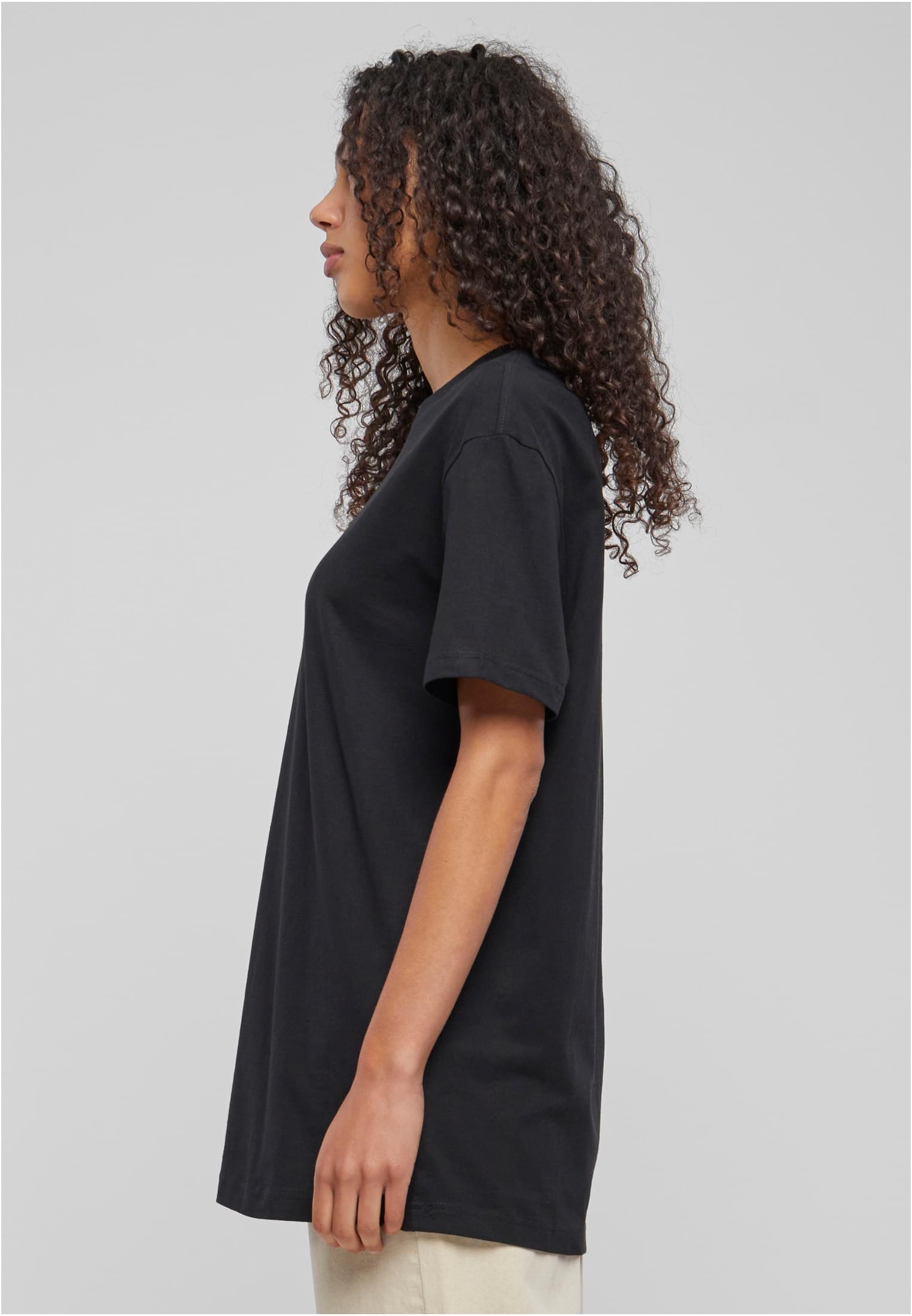 Ladies Oversized Boyfriend Tee | black