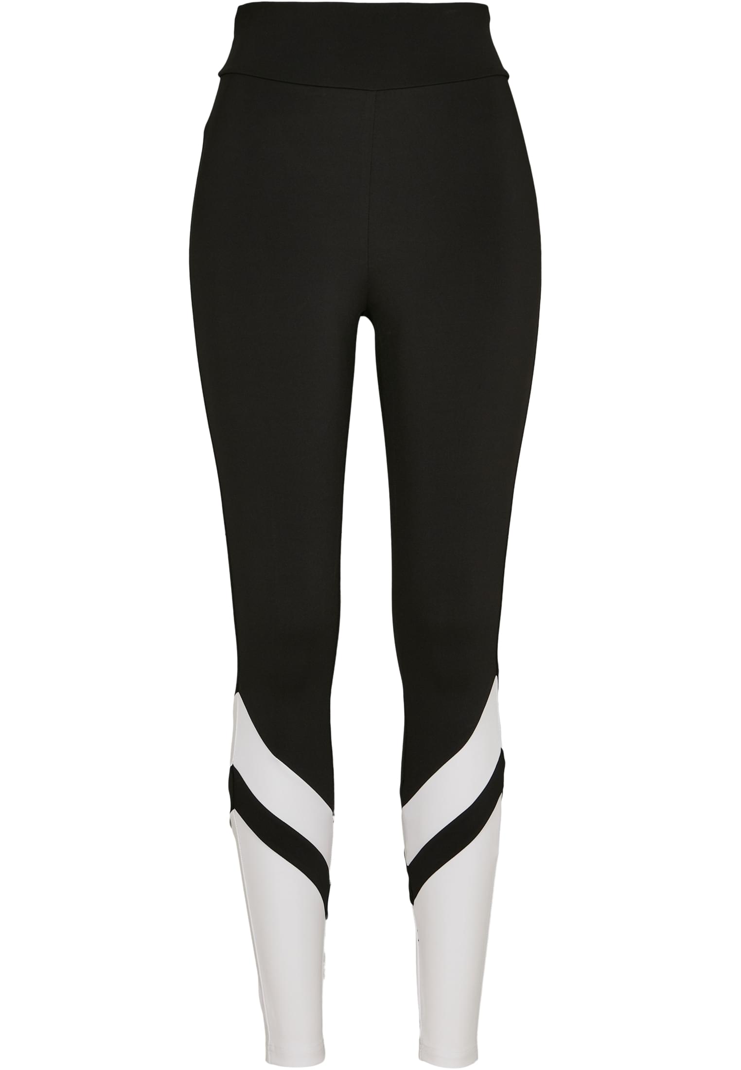 Ladies Arrow High Waist Leggings | black/white