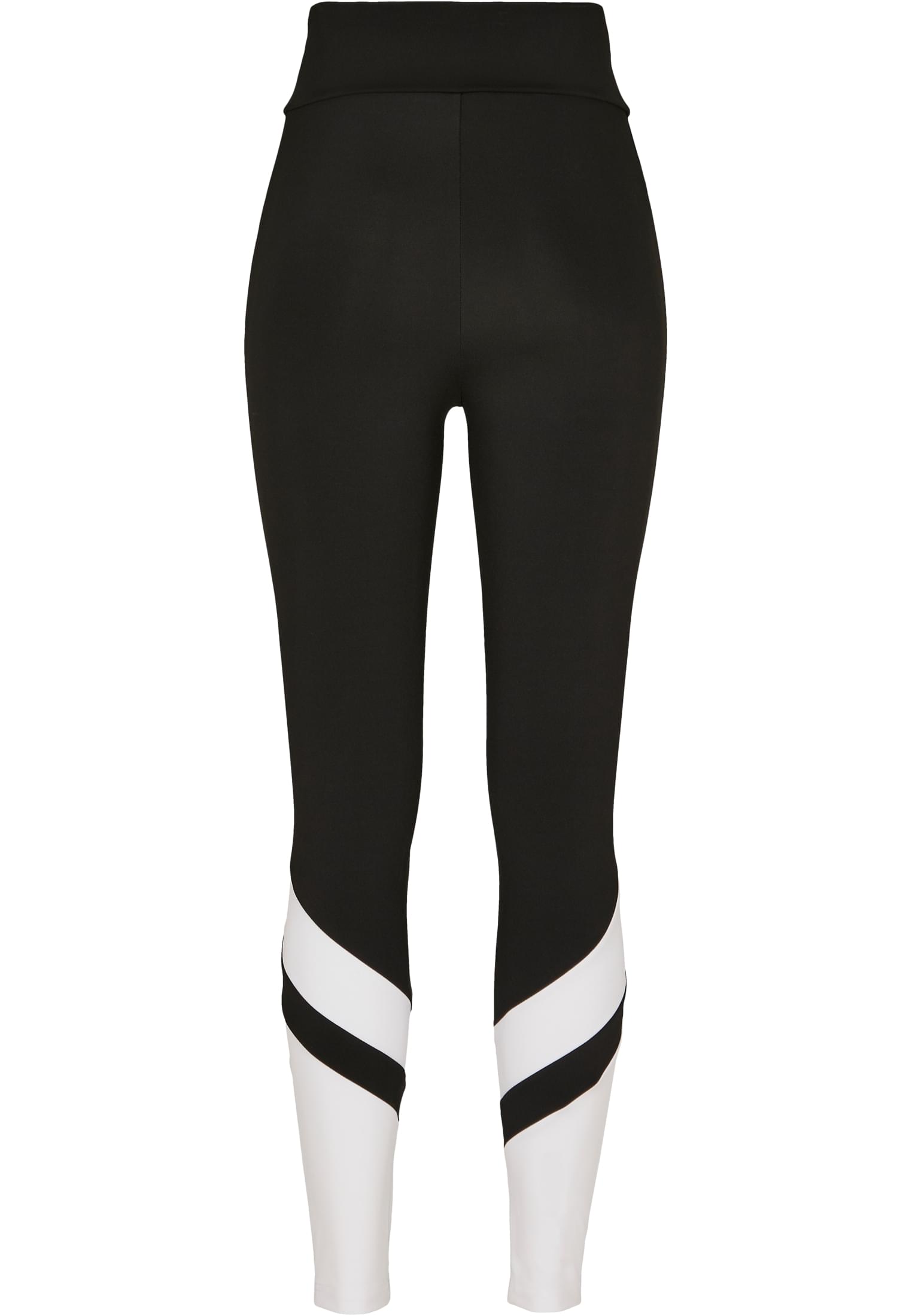 Ladies Arrow High Waist Leggings | black/white